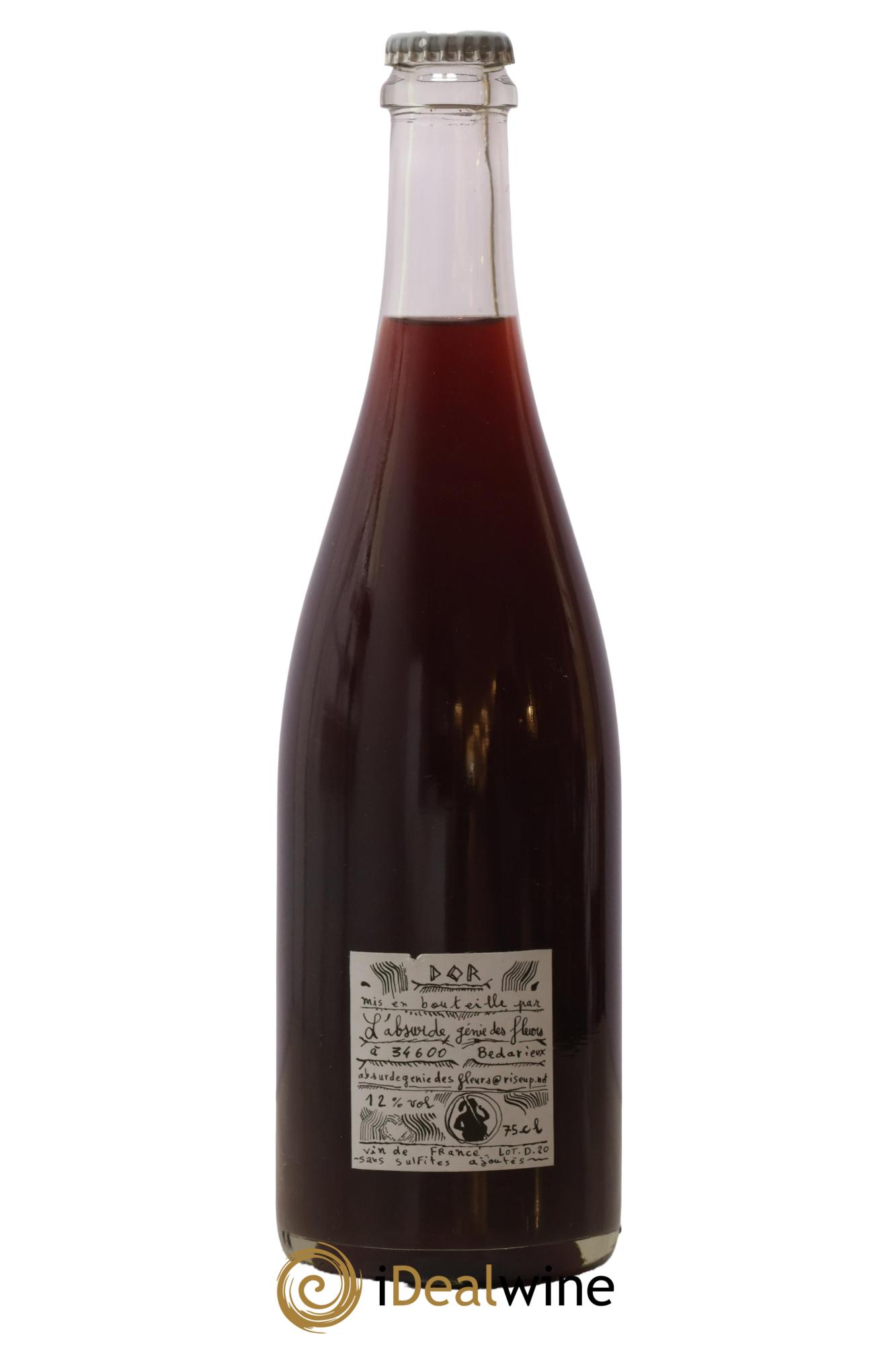 Vin de France Dor L'Absurde Génie des Fleurs 2020 - Lot de 1 bouteille - 1