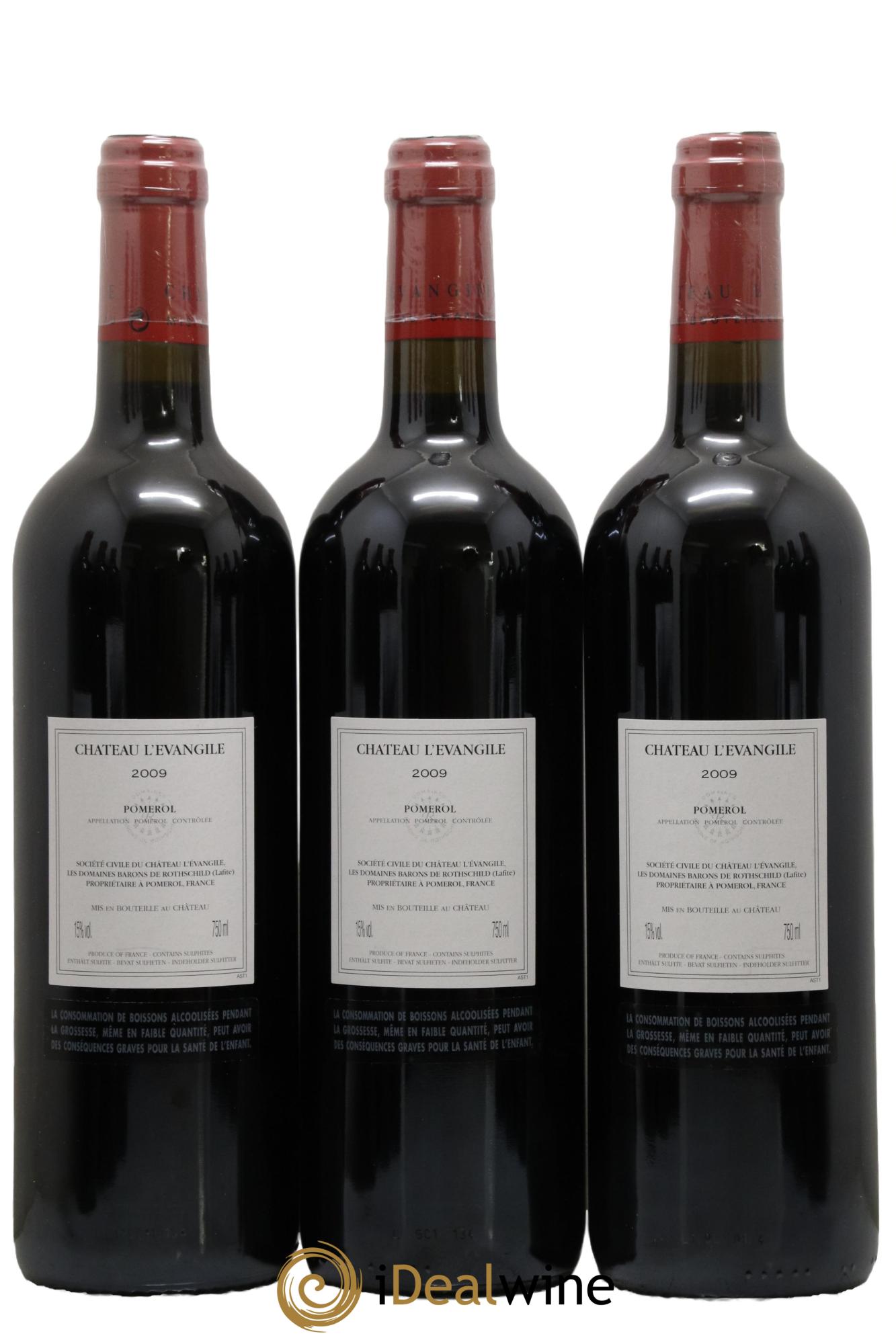 Château l' Évangile 2009 - Lotto di 12 bottiglie - 4