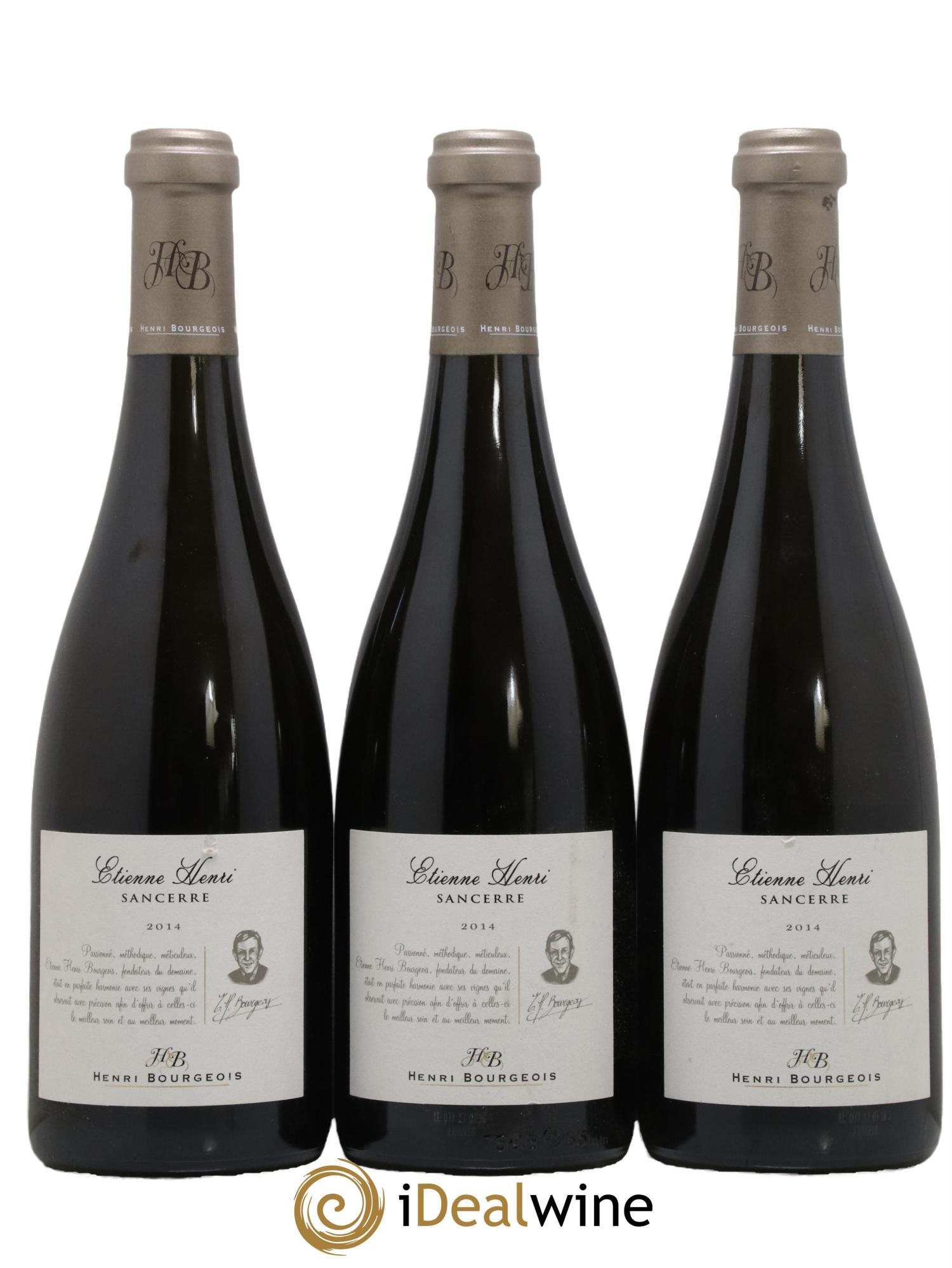 Sancerre Cuvee Etienne Henri Domaine Henri Bourgeois 2014 - Lot de 3 bouteilles - 0