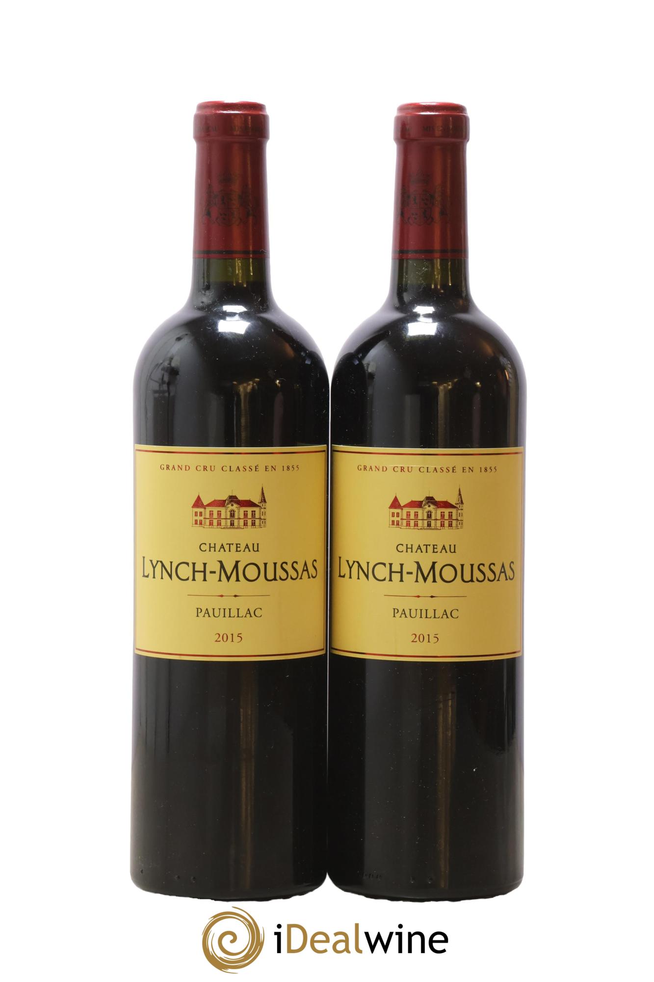 Château Lynch Moussas 5ème Grand Cru Classé 2015 - Lot de 2 bouteilles - 0