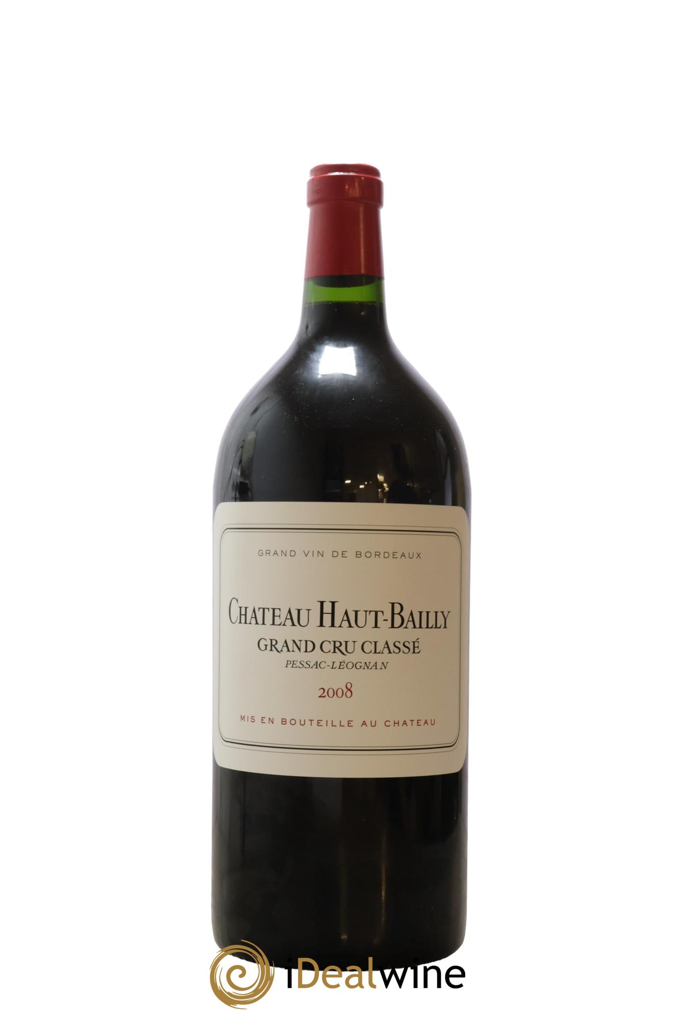 Château Haut-Bailly Cru Classé de Graves 2008 - Lot de 1 jeroboam - 0