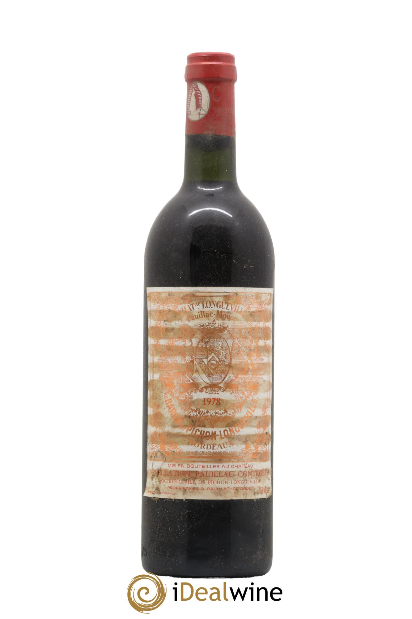 Pichon Longueville Baron 2ème Grand Cru Classé 1978 - Lot de 1 bouteille - 0