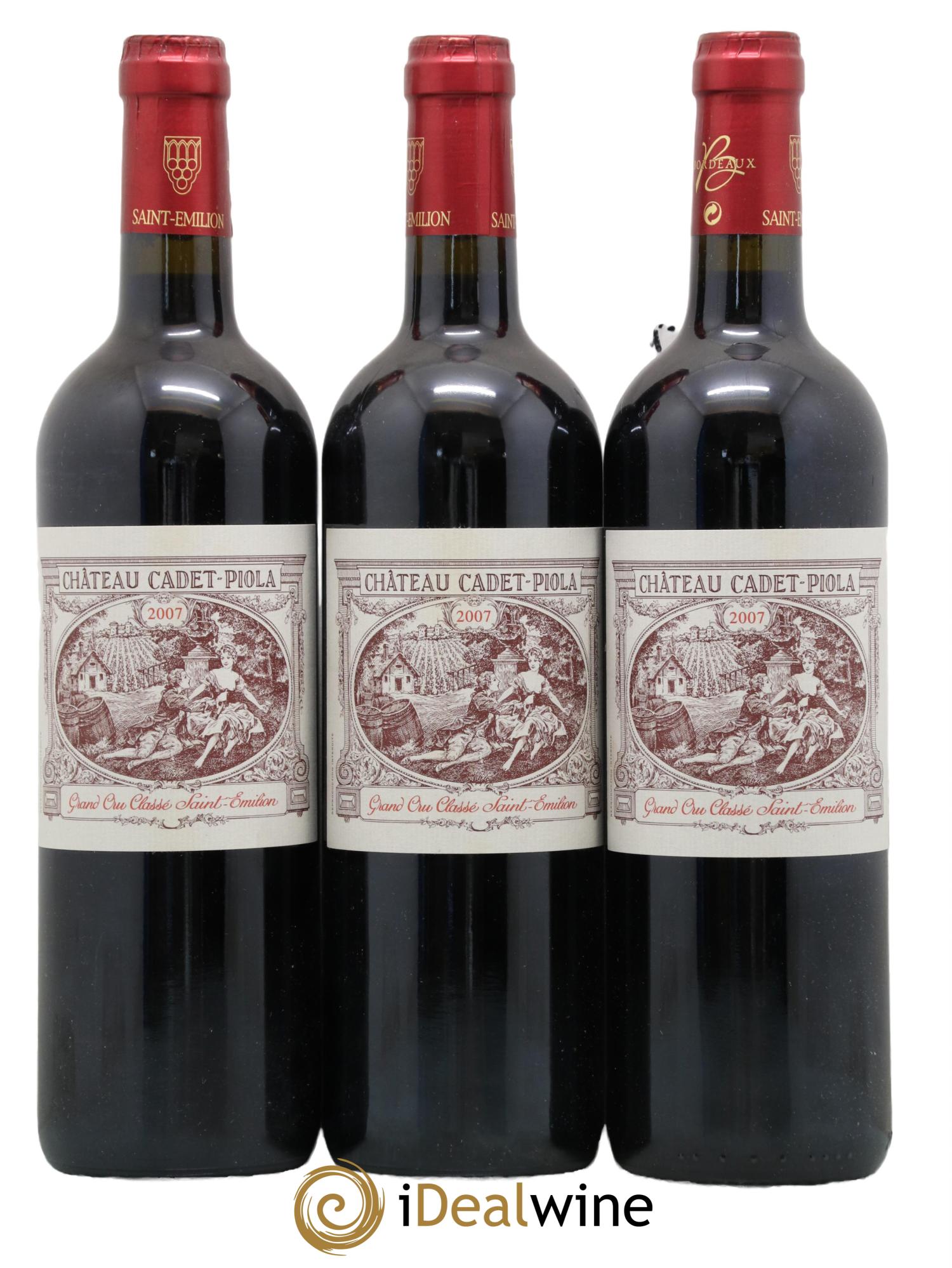 Château Cadet Piola Grand Cru Classé 2007 - Lot de 6 bouteilles - 2