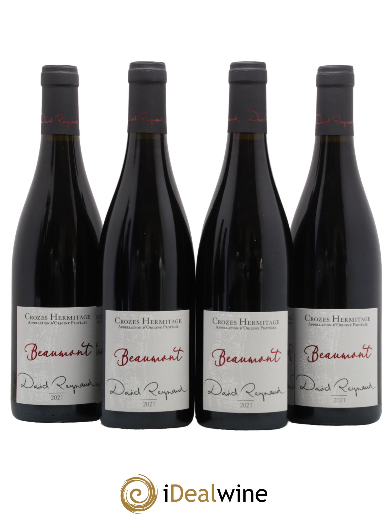 Crozes-Hermitage Beaumont David Reynaud 2021 - Lot de 4 bouteilles - 0