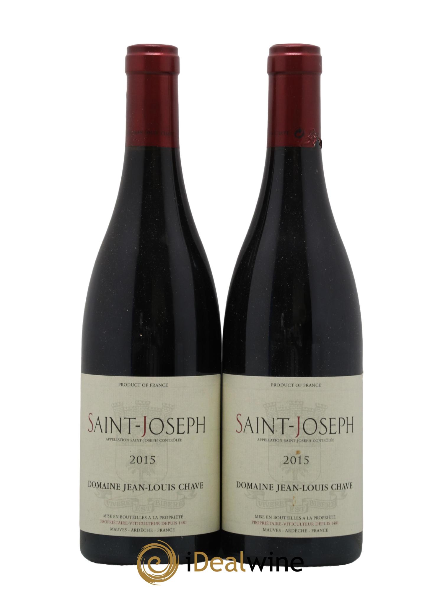 Saint-Joseph Jean-Louis Chave 2015 - Lot de 2 bouteilles - 0