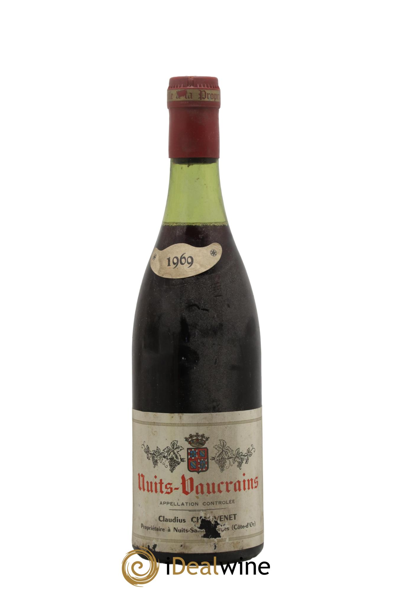 Nuits-Saint-Georges Vaucrains Claudius Chauvenet 1969 - Posten von 1 Flasche - 0
