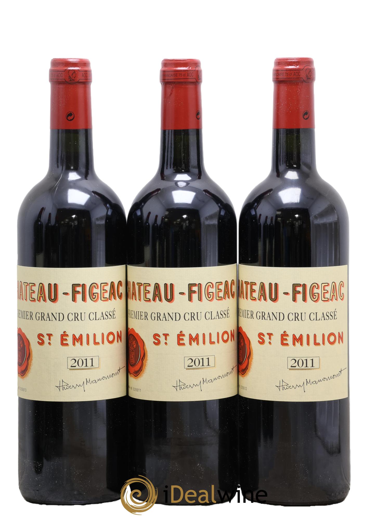 Château Figeac 1er Grand Cru Classé A 2011 - Lotto di 6 bottiglie - 1