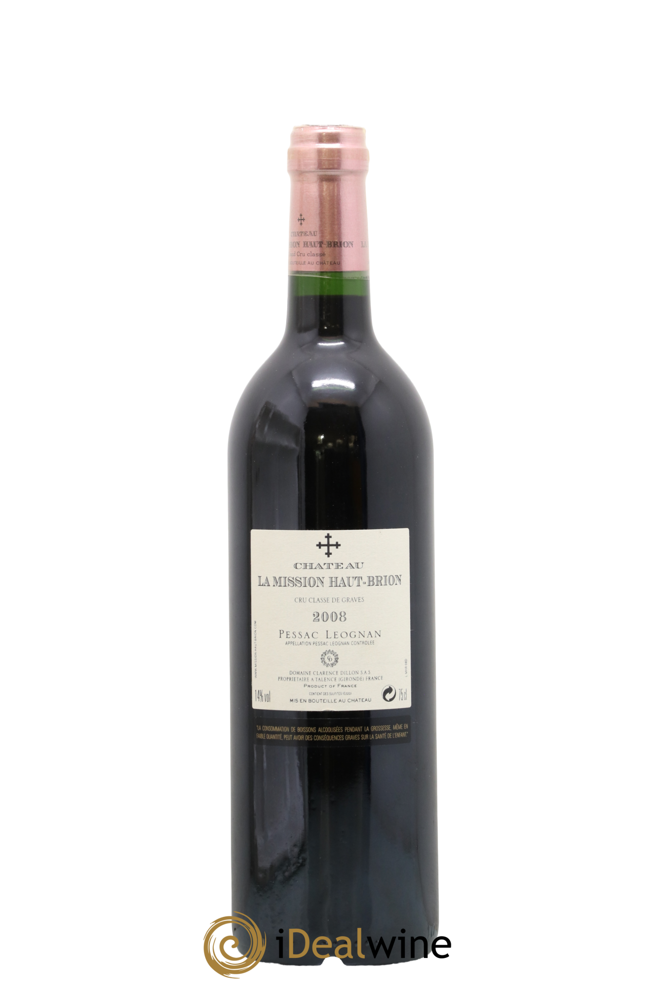 Château la Mission Haut-Brion Cru Classé de Graves 2008 - Lot de 1 bouteille - 1
