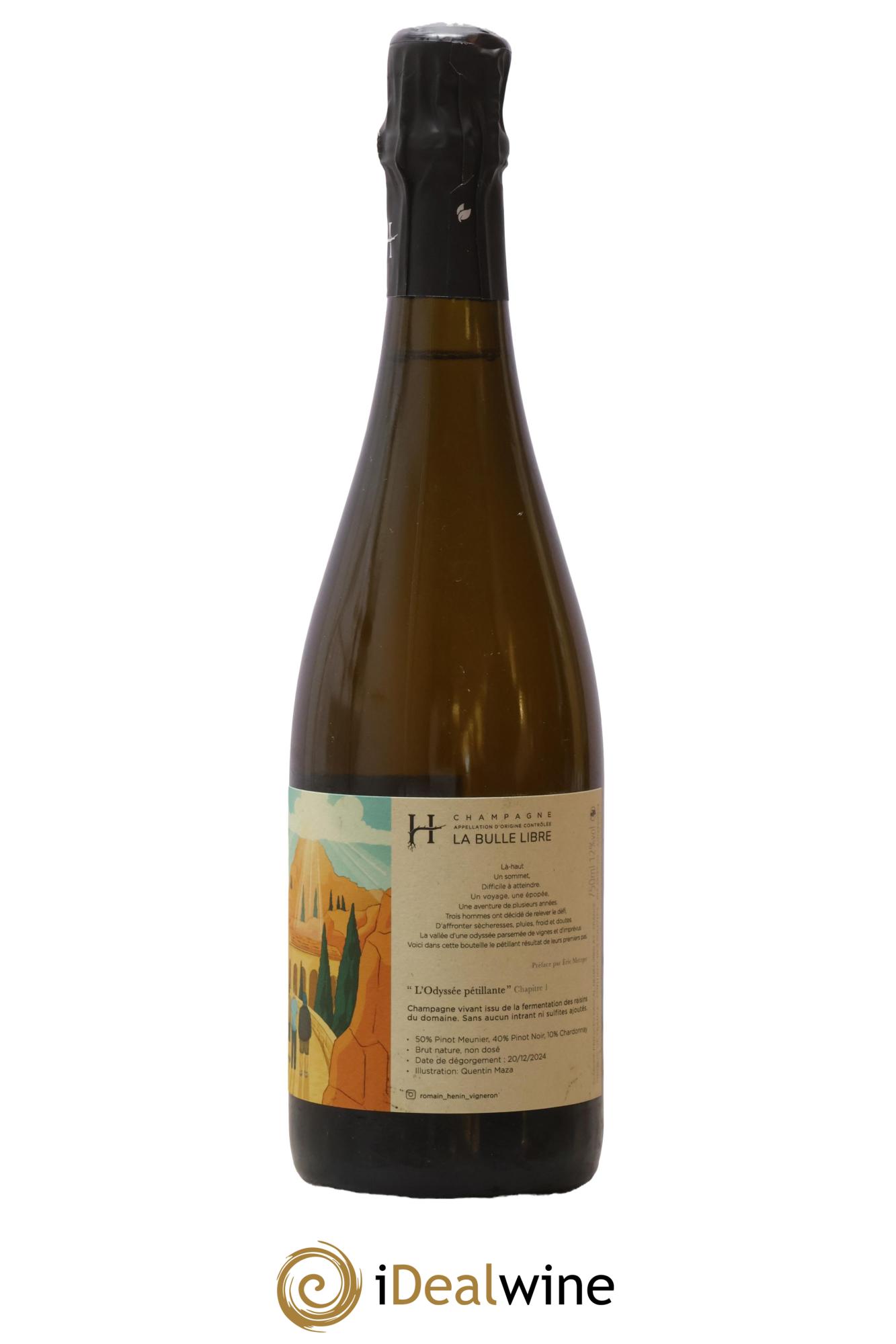 L'Odyssée Pétillante Chapitre 1 Romain Henin - Lot de 1 bouteille - 0