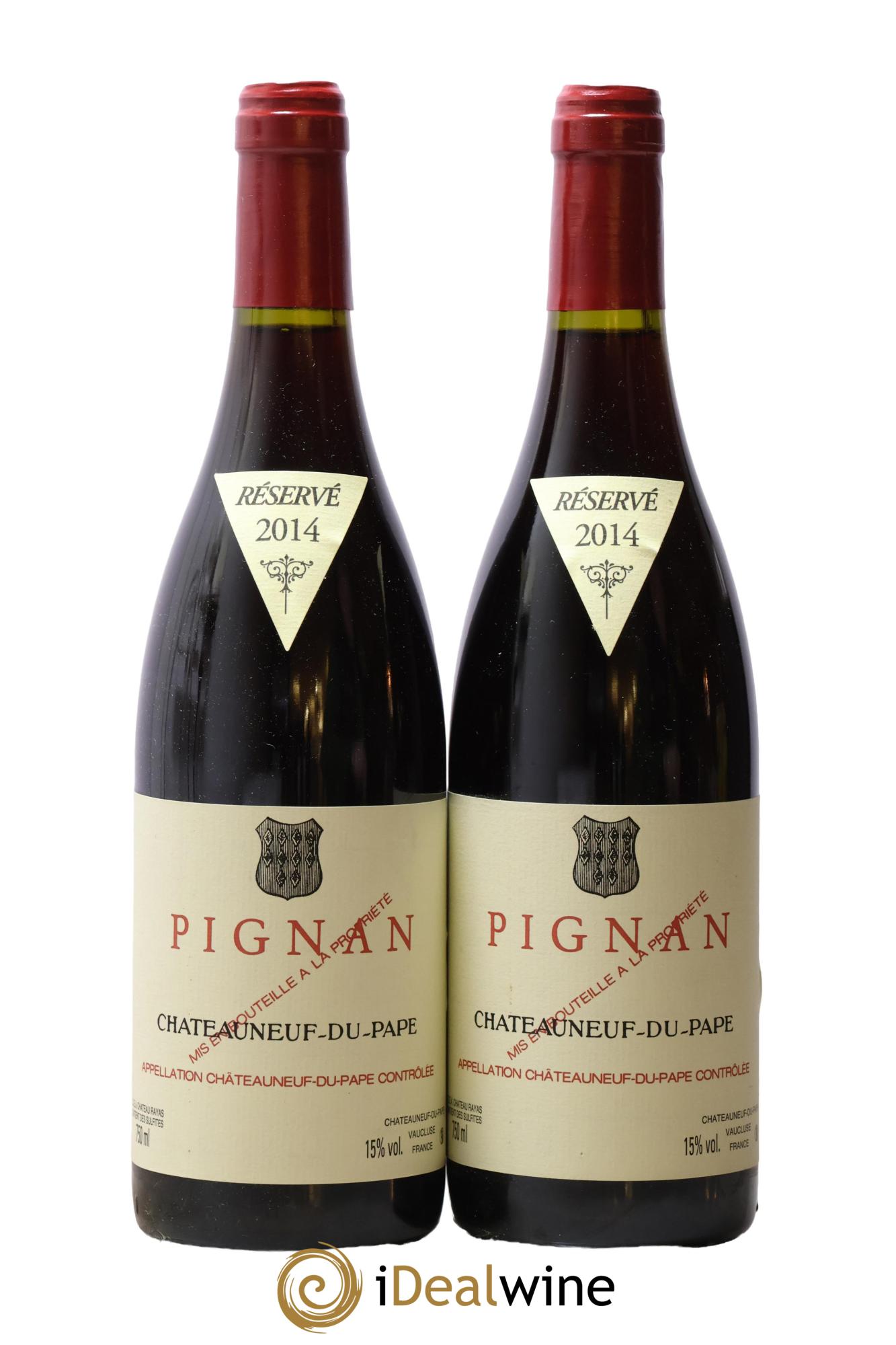 Châteauneuf-du-Pape Pignan Emmanuel Reynaud 2014 - Lotto di 2 bottiglie - 0