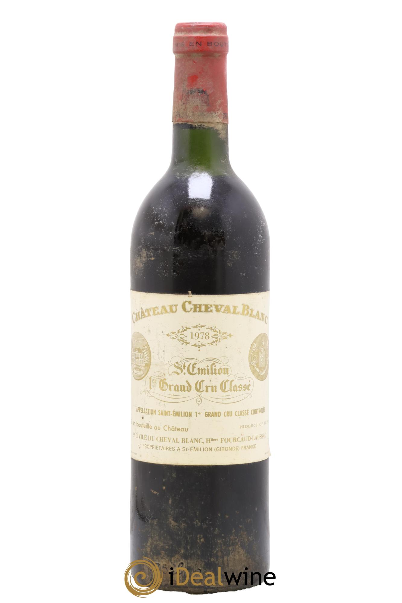 Château Cheval Blanc 1er Grand Cru Classé A 1978 - Posten von 1 Flasche - 0