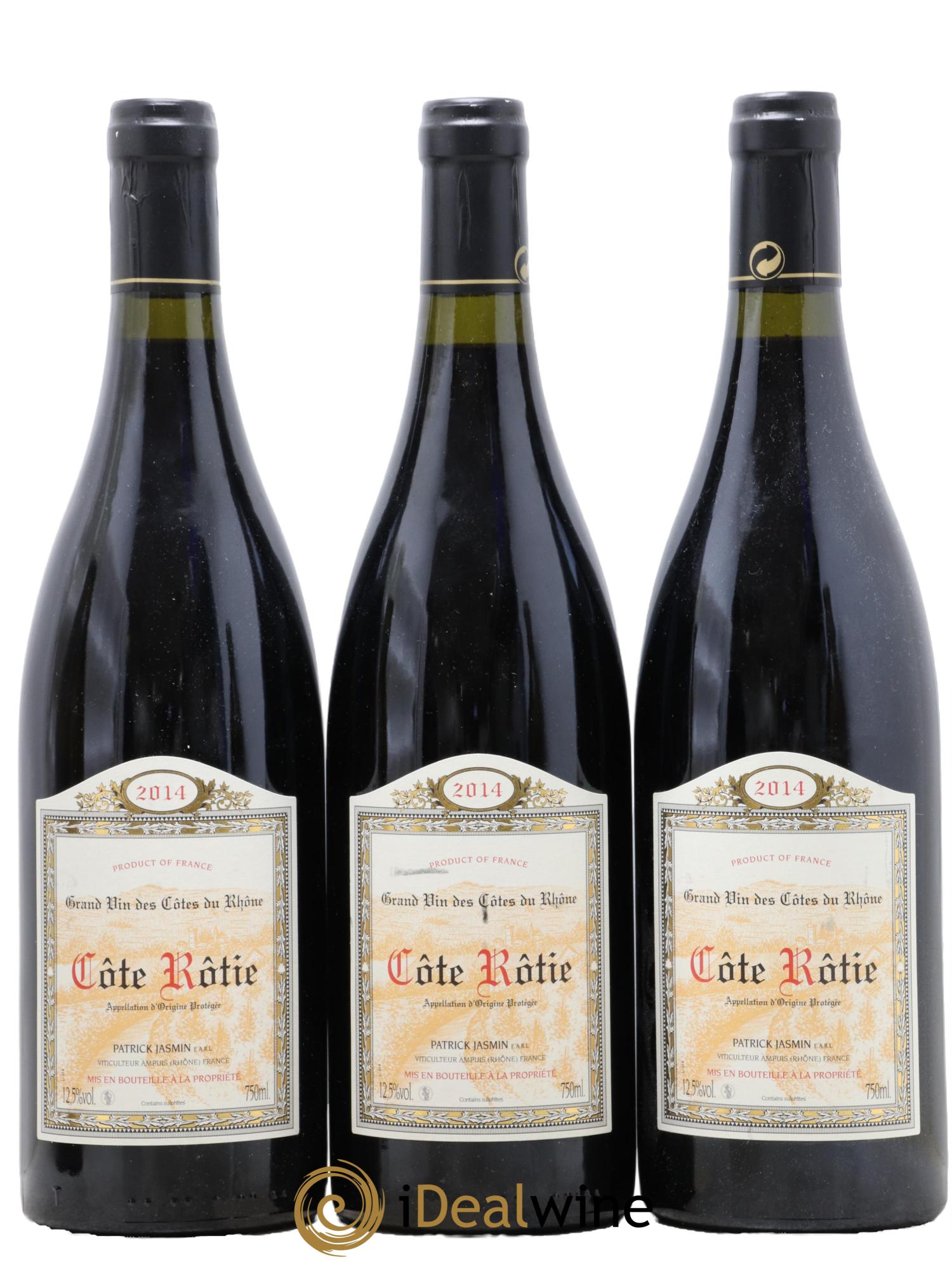 Côte-Rôtie Jasmin (Domaine) 2014 - Lot de 3 bouteilles - 0