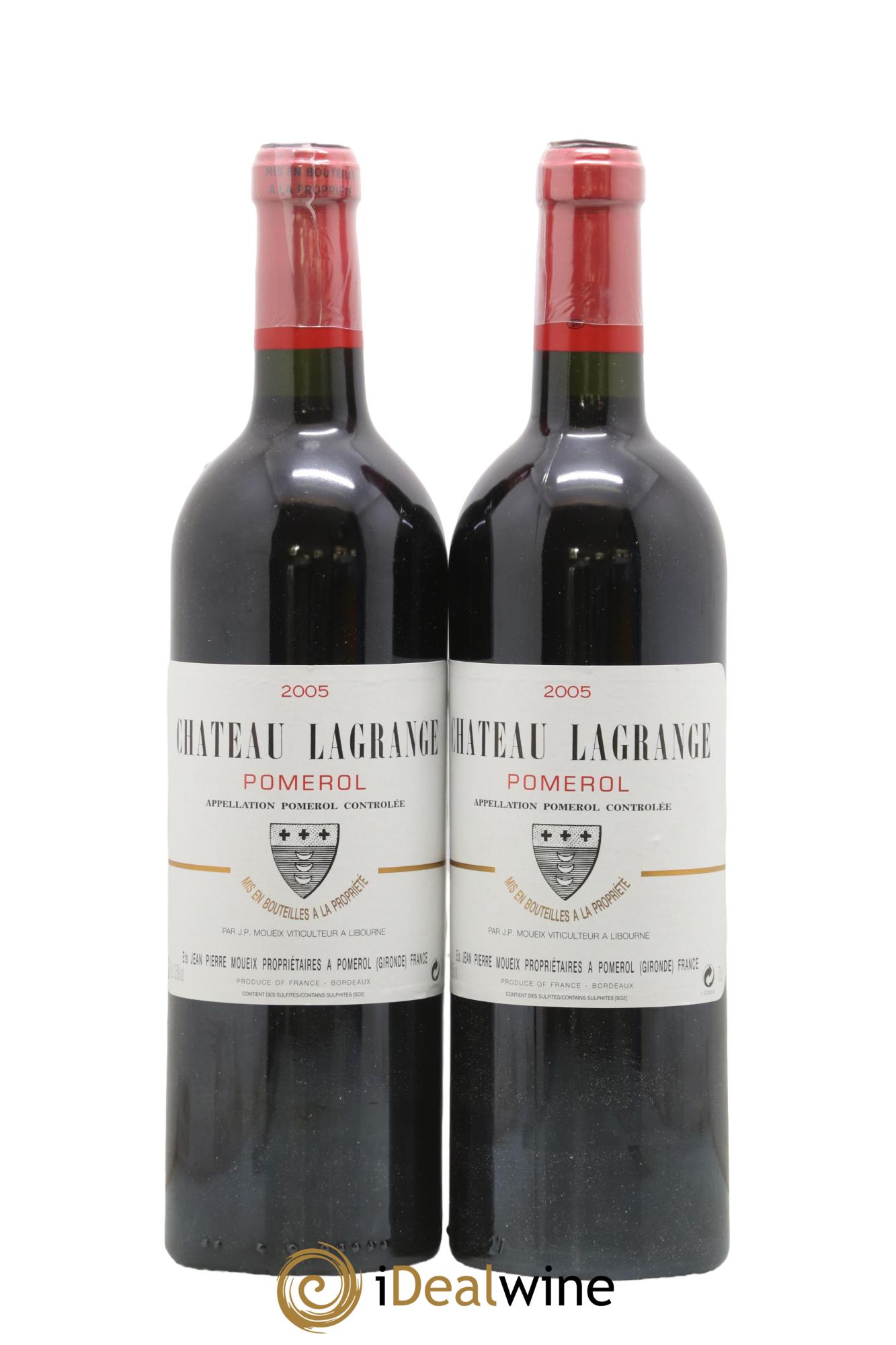 Château Lagrange à Pomerol 2005 - Lot of 2 bottles - 0