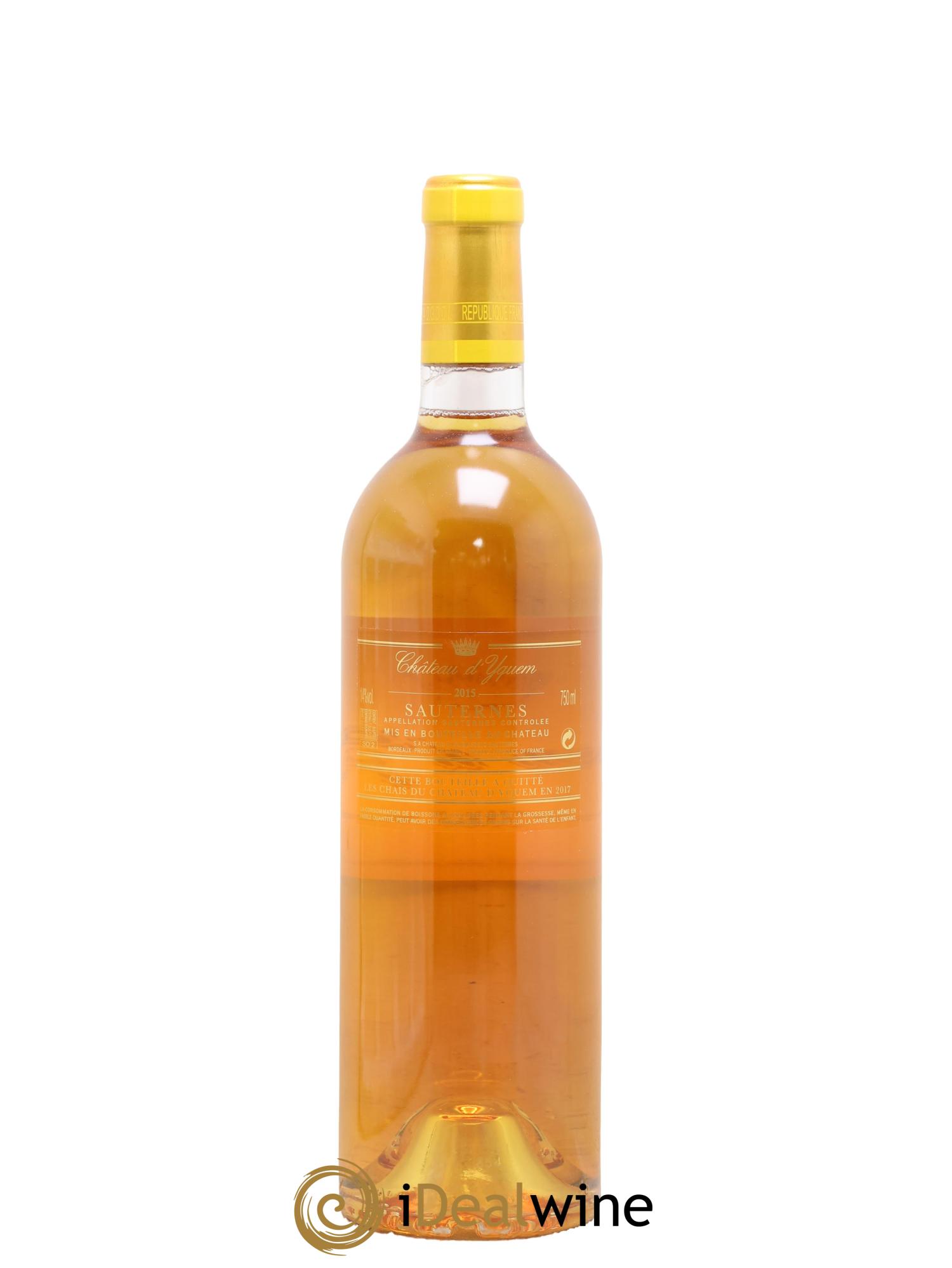 Château d' Yquem 1er Cru Classé Supérieur 2015 - Lotto di 1 bottiglia - 1