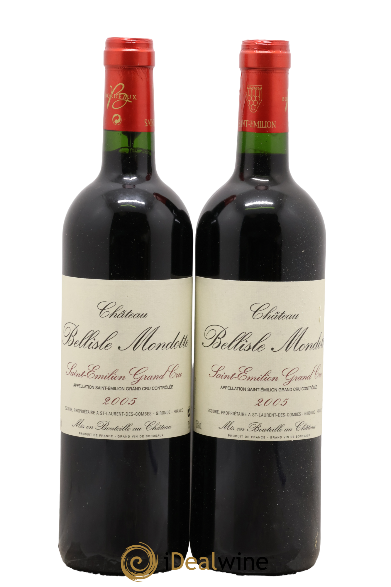 Château Bellisle Mondotte 2005 - Lot de 2 bouteilles - 0