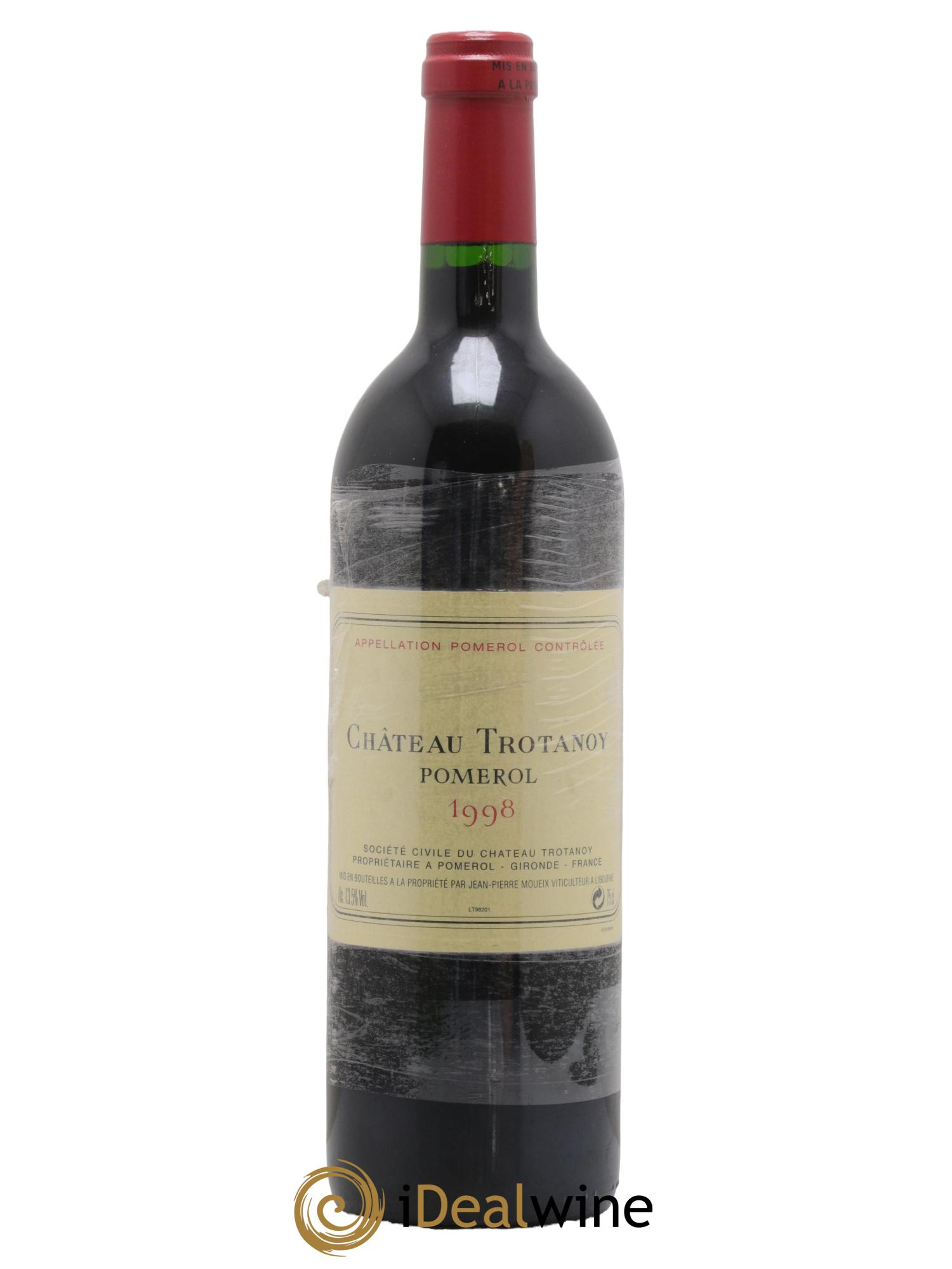 Château Trotanoy 1998 - Lot de 1 bouteille - 0
