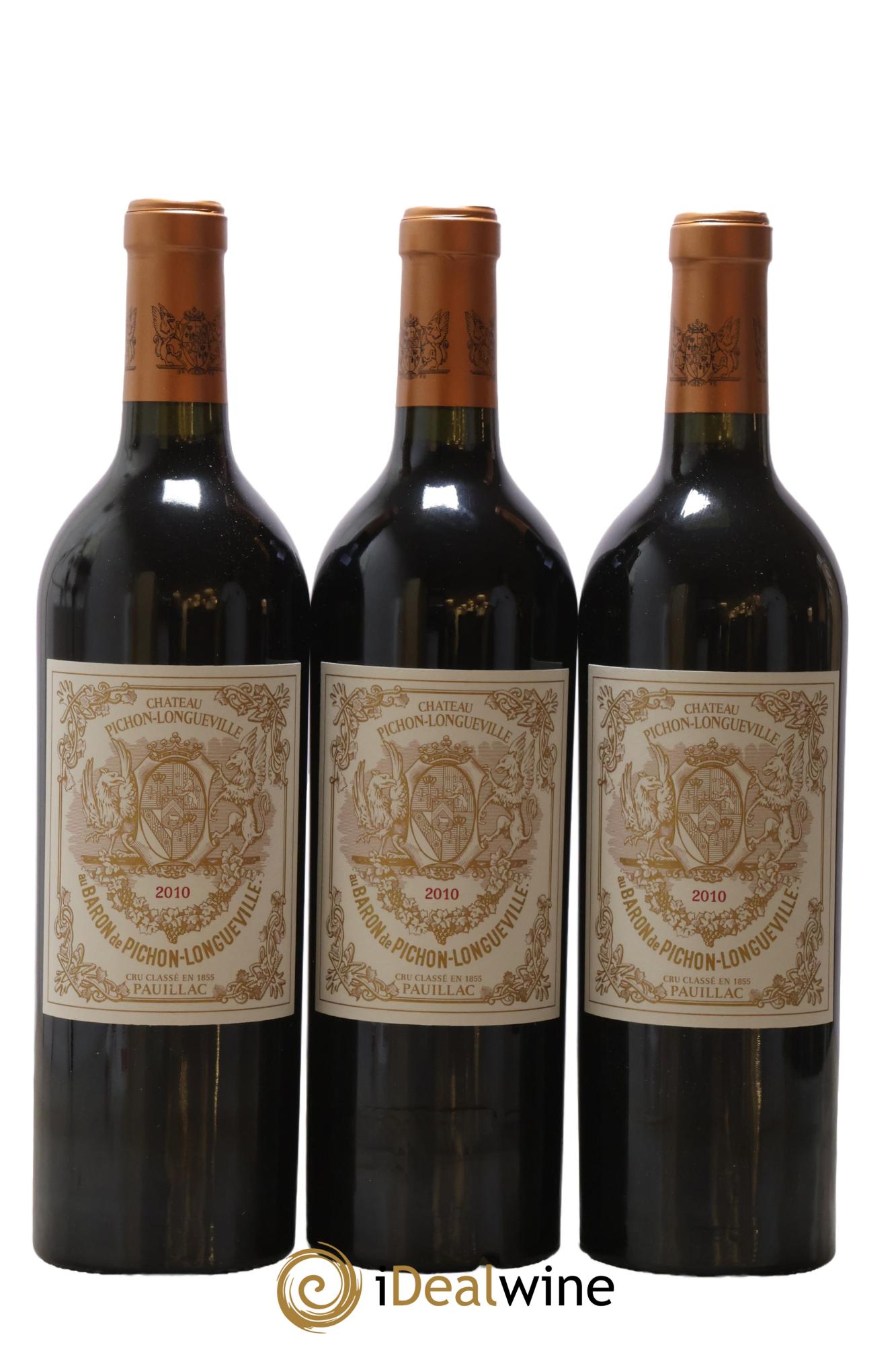 Pichon Longueville Baron 2ème Grand Cru Classé 2010 - Lot de 12 bouteilles - 1