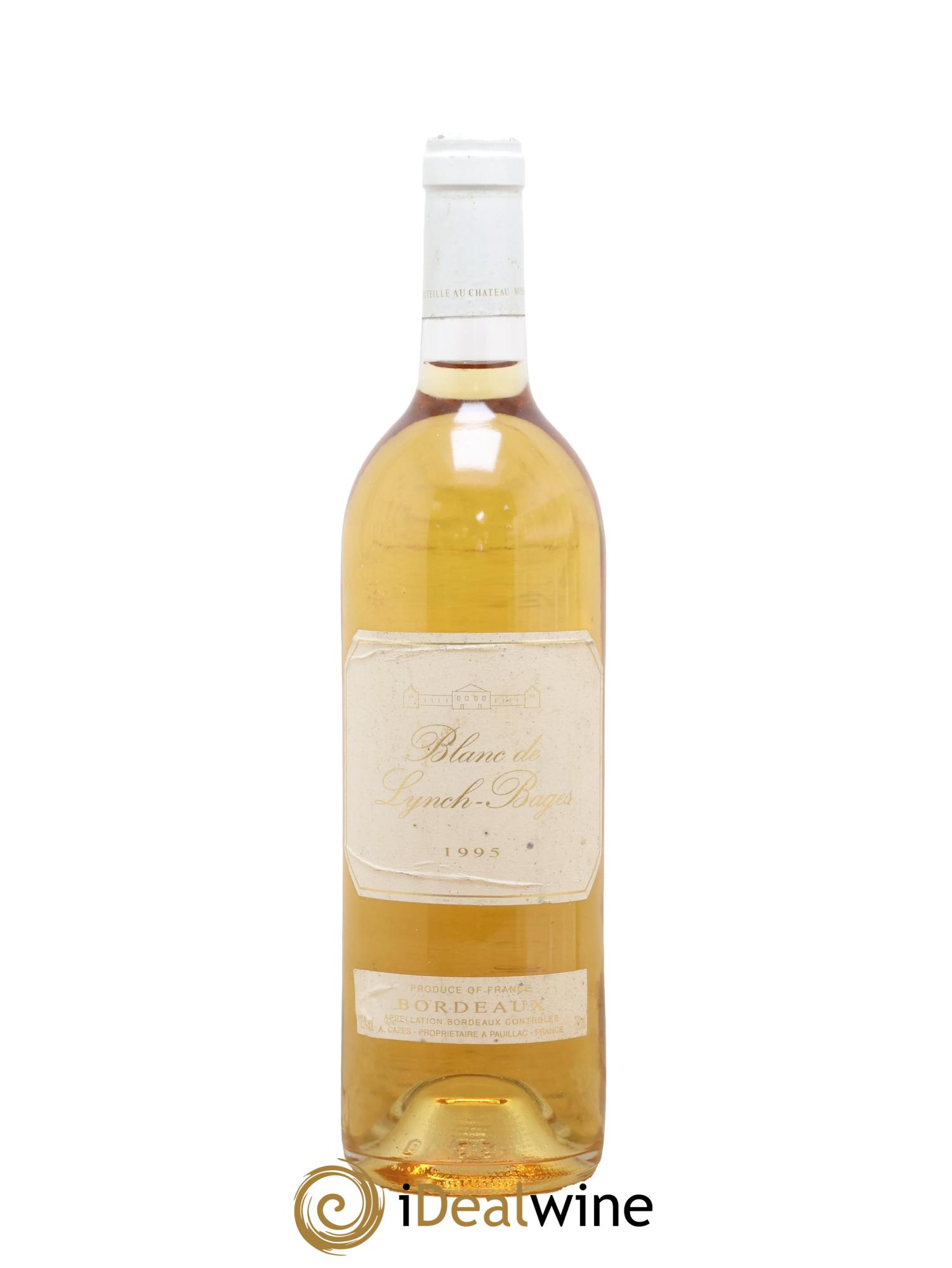 Blanc de Lynch Bages 1995 - Lot of 1 bottle - 0
