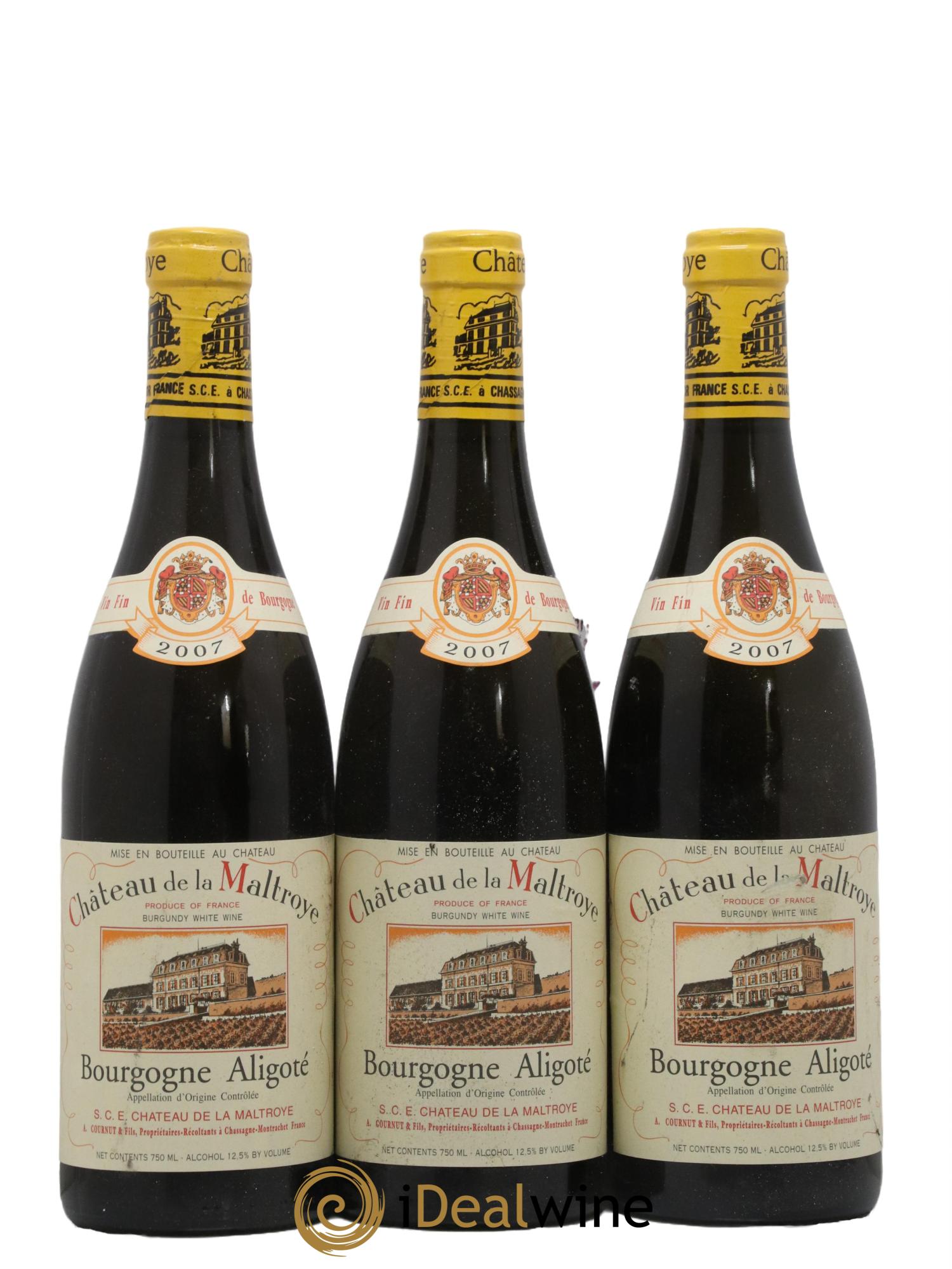 Bourgogne Aligote Chateau de La Maltroye 2007 - Lot de 3 bouteilles - 0