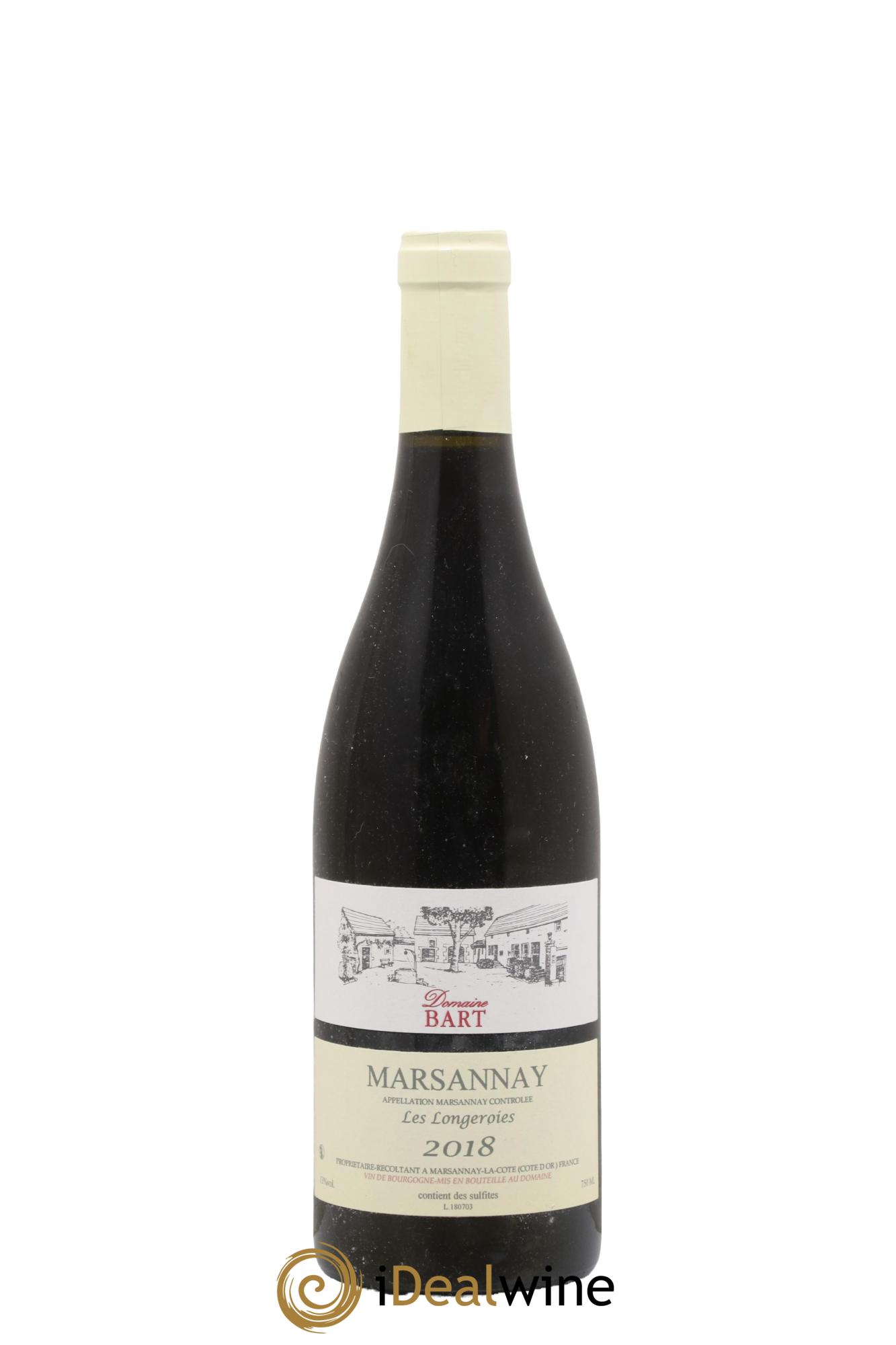 Marsannay Les Longeroies Bart (Domaine) 2018 - Lot de 1 bouteille - 0