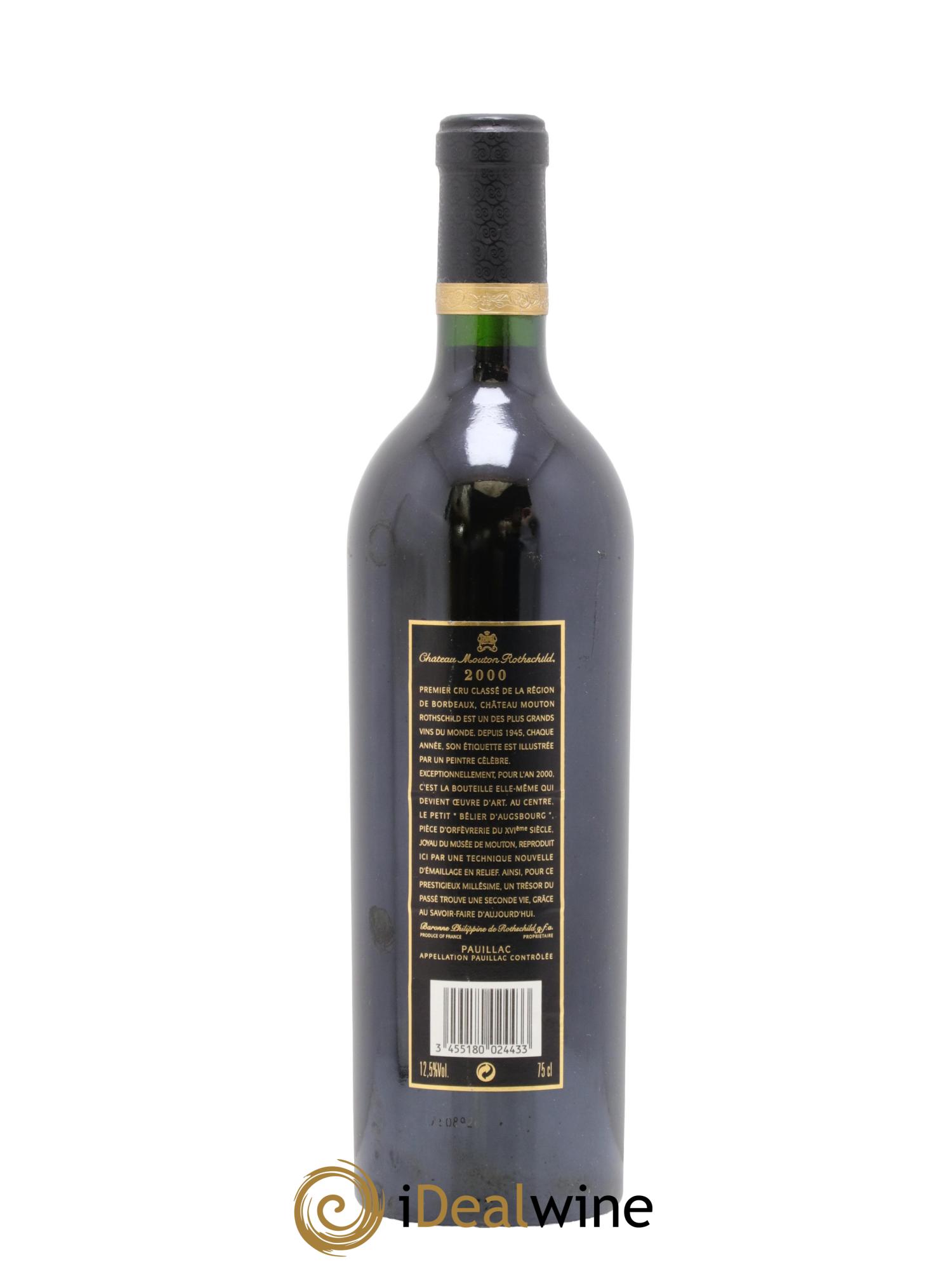 Château Mouton Rothschild 1er Grand Cru Classé 2000 - Lot of 1 bottle - 1