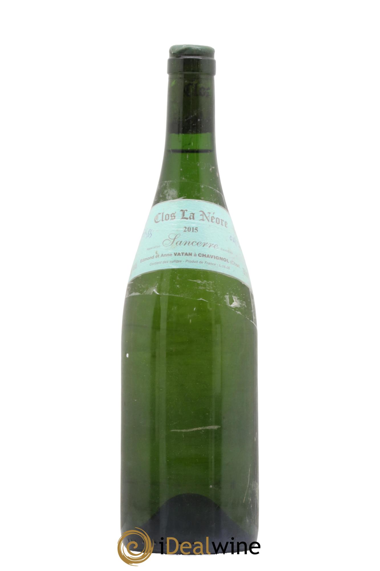 Sancerre Clos la Neore Edmond Vatan 2015 - Lot de 1 bouteille - 0