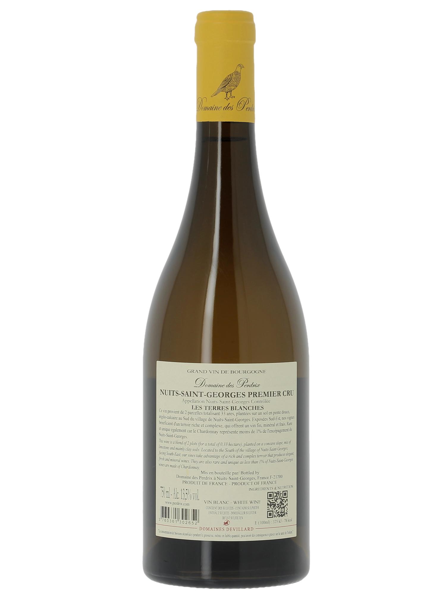 Nuits-Saint-Georges 1er Cru Les Terres Blanches Perdrix (Domaine des) 2024 - Lot de 1 bouteille - 1