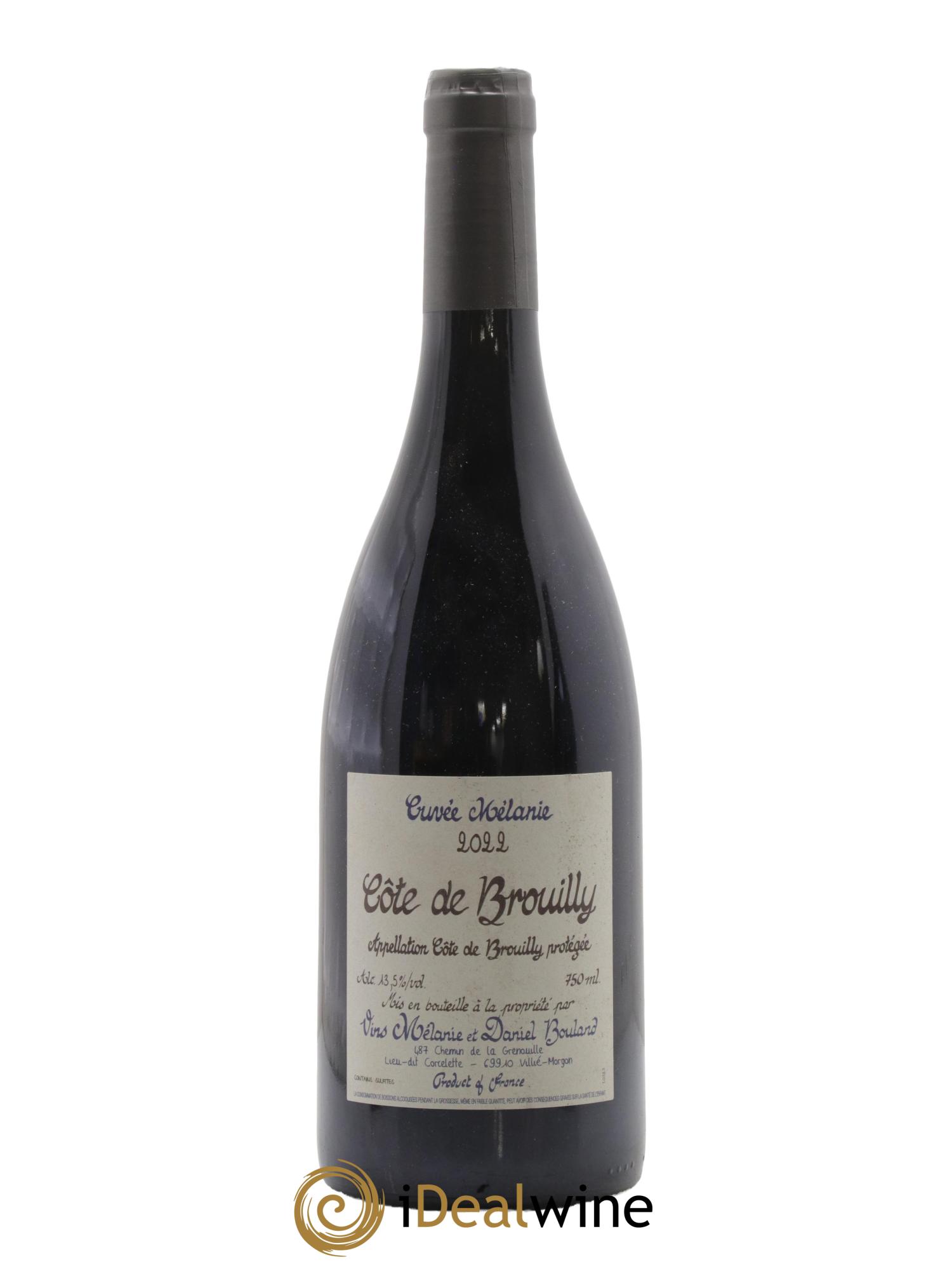 Côte de Brouilly Cuvée Mélanie Daniel Bouland (Domaine) 2022 - Lot de 1 bouteille - 0