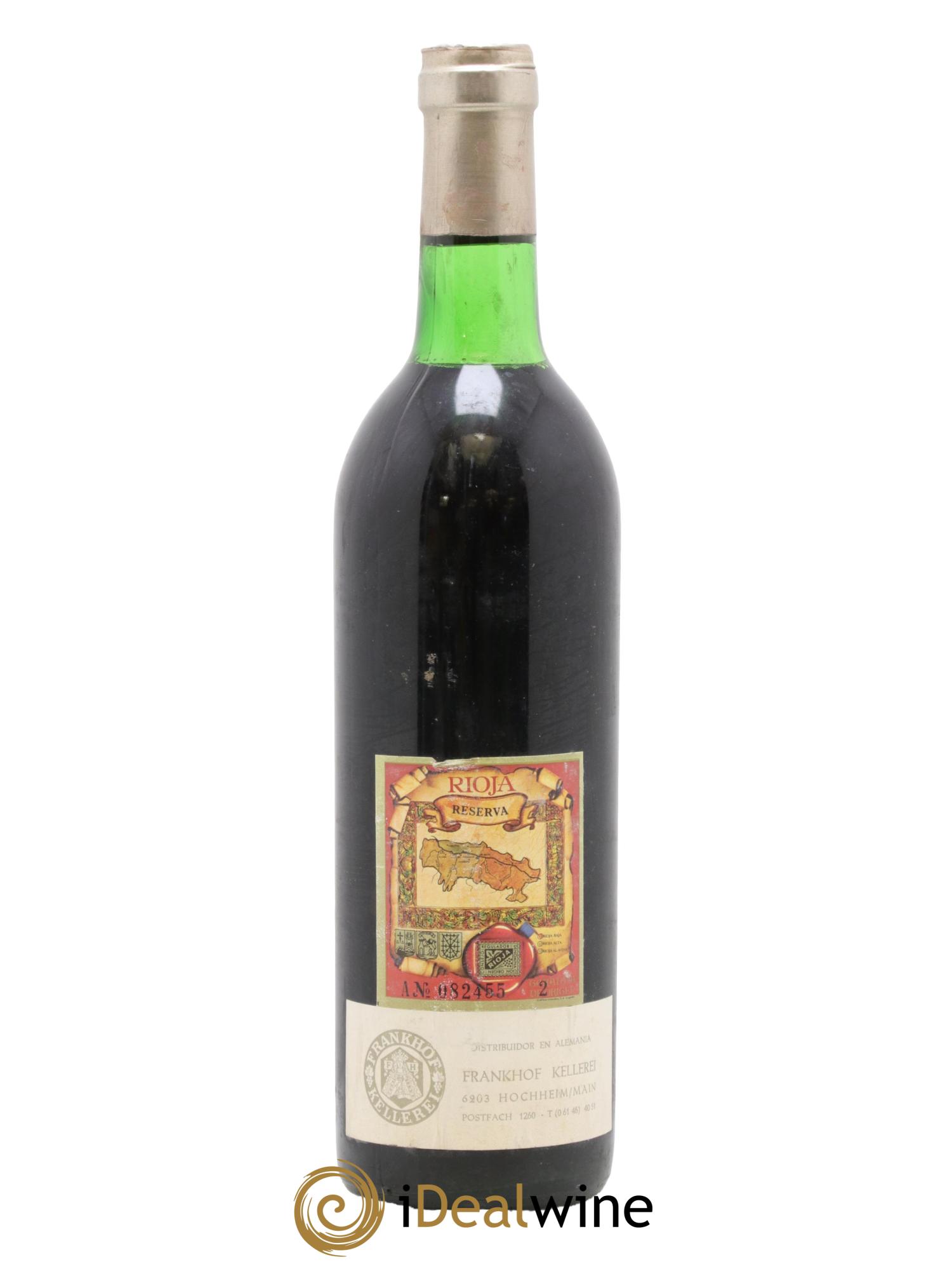 Rioja Imperial Reserva  Compania Vinicola del Norte de Espana  1970 - Posten von 1 Flasche - 1