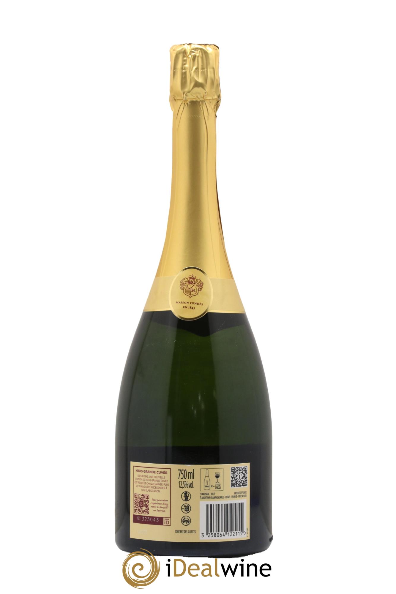 Grande Cuvée Brut - 172ème édition Krug - Lot of 1 bottle - 1