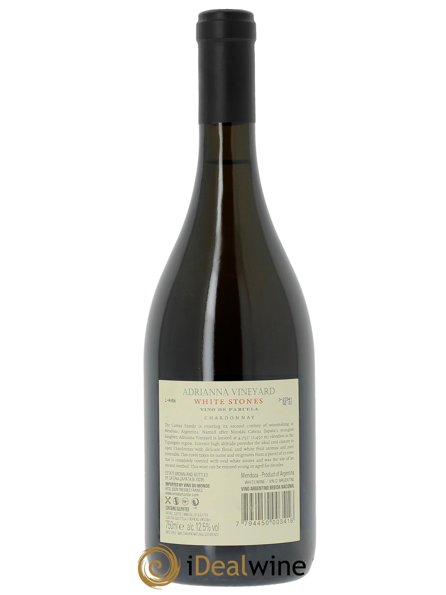Mendoza Adrianna Vineyard White Stones Catena Zapata  2021 - Lotto di 1 bottiglia - 1