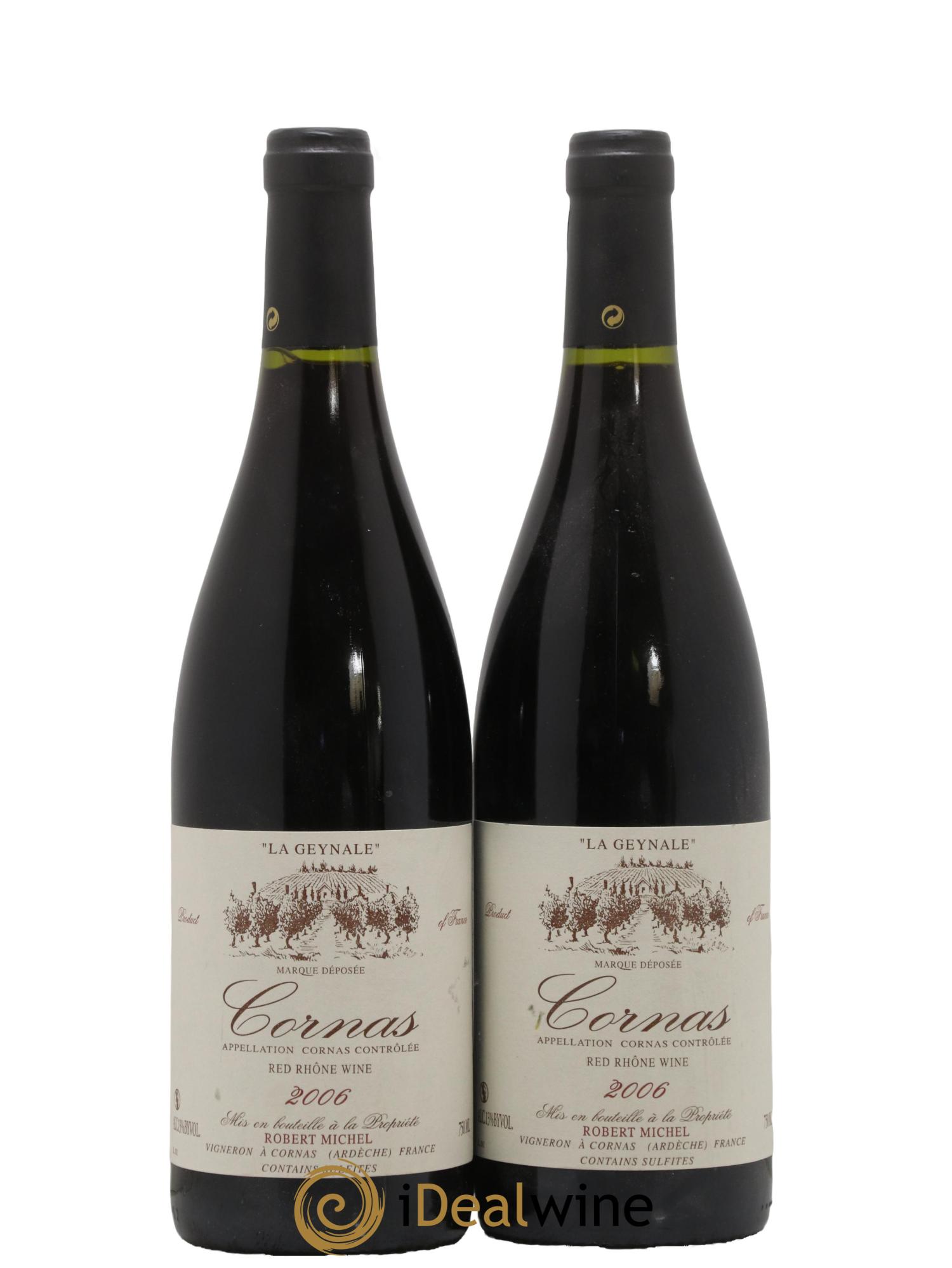 Cornas La Geynale Robert Michel 2006 - Lot de 2 bouteilles - 0