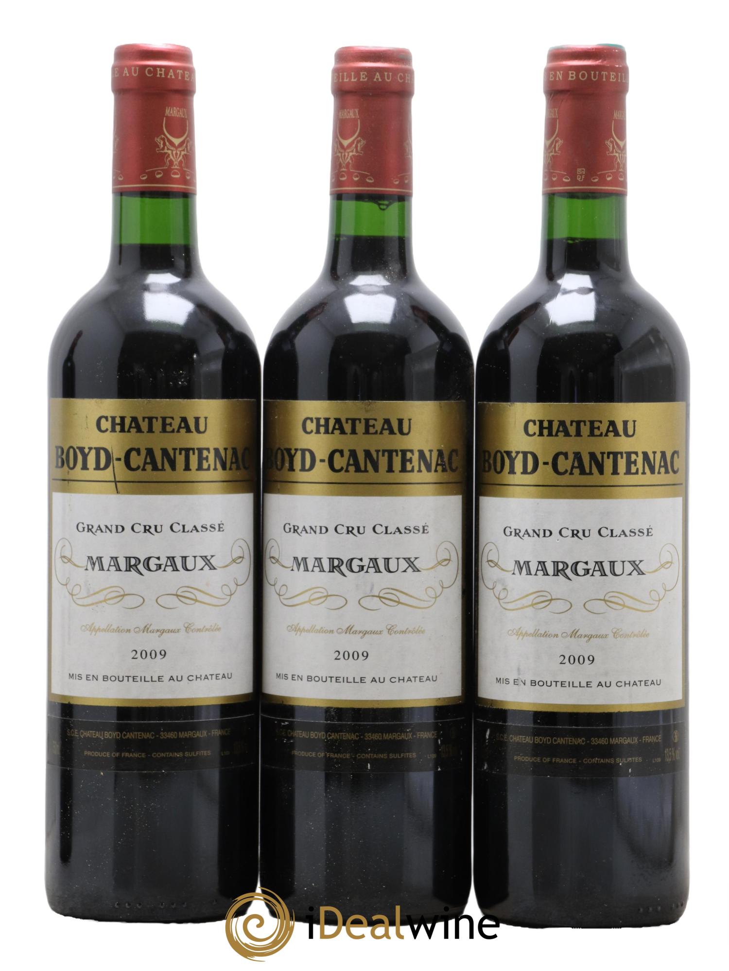 Château Boyd Cantenac 3ème Grand Cru Classé 2009 - Lot of 3 bottles - 0