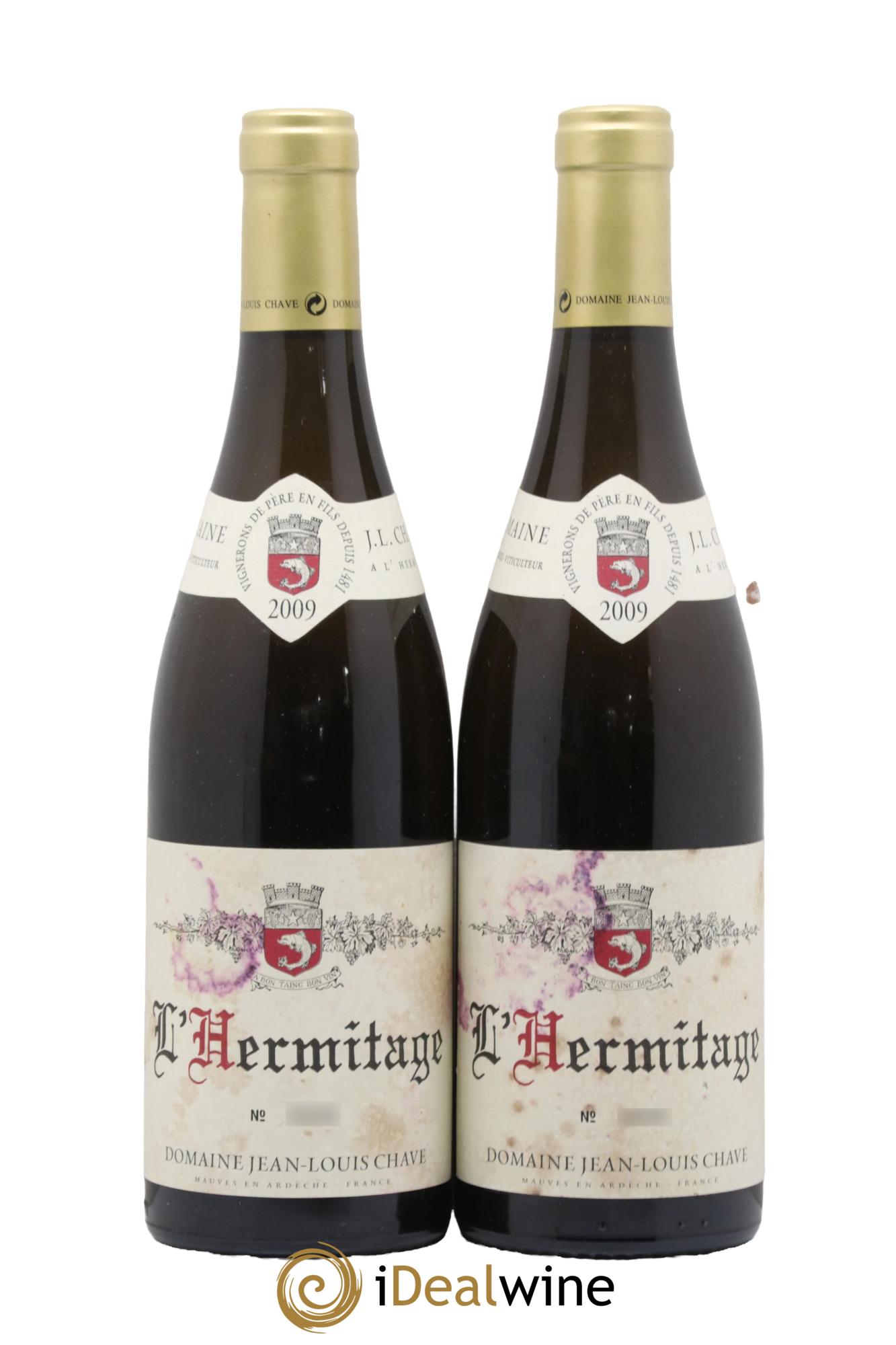 Hermitage Jean-Louis Chave 2009 - Lot de 2 bouteilles - 0