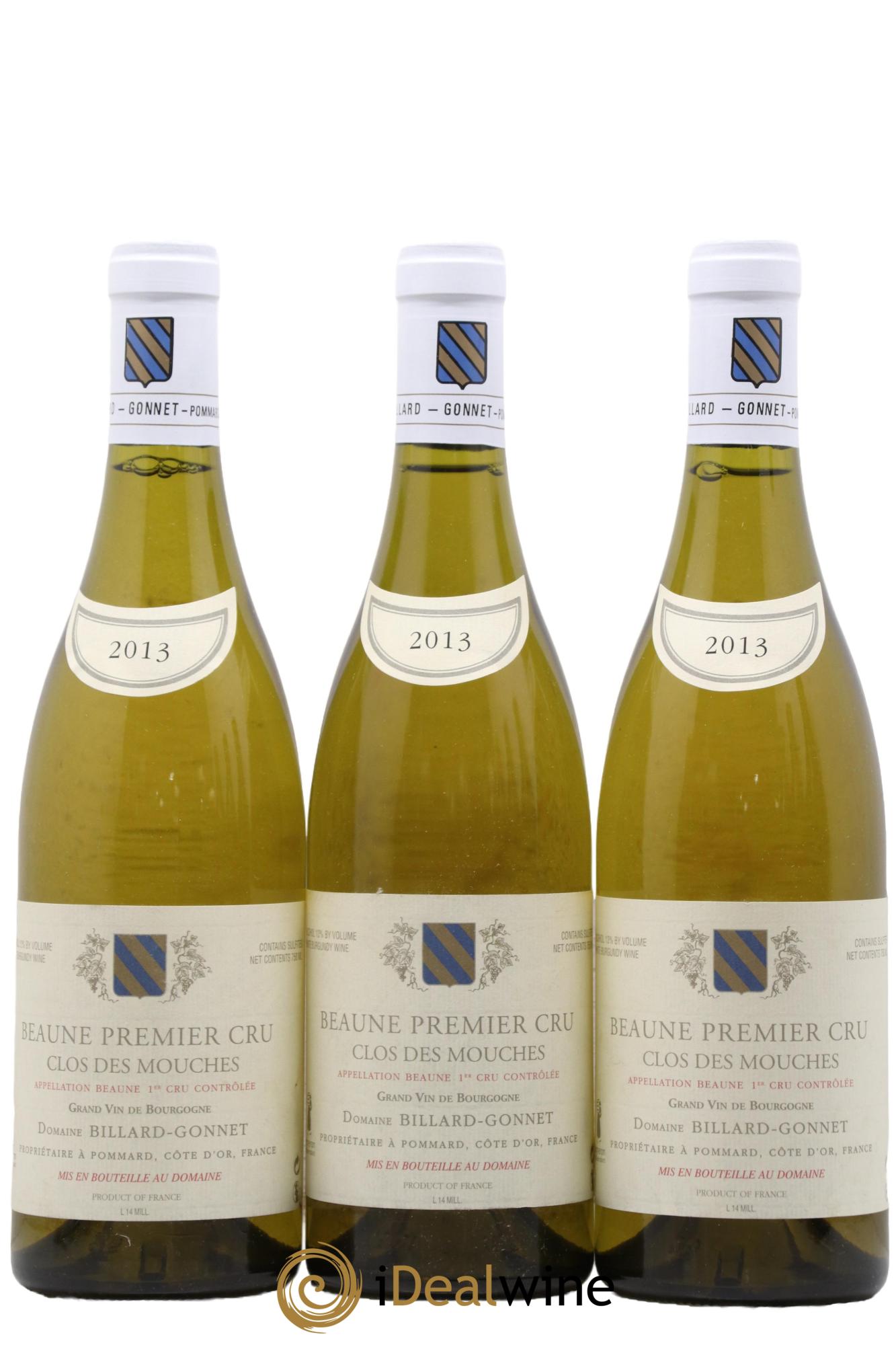 Beaune 1er Cru Clos des Mouches Billard-Gonnet 2013 - Lot de 3 bouteilles - 0