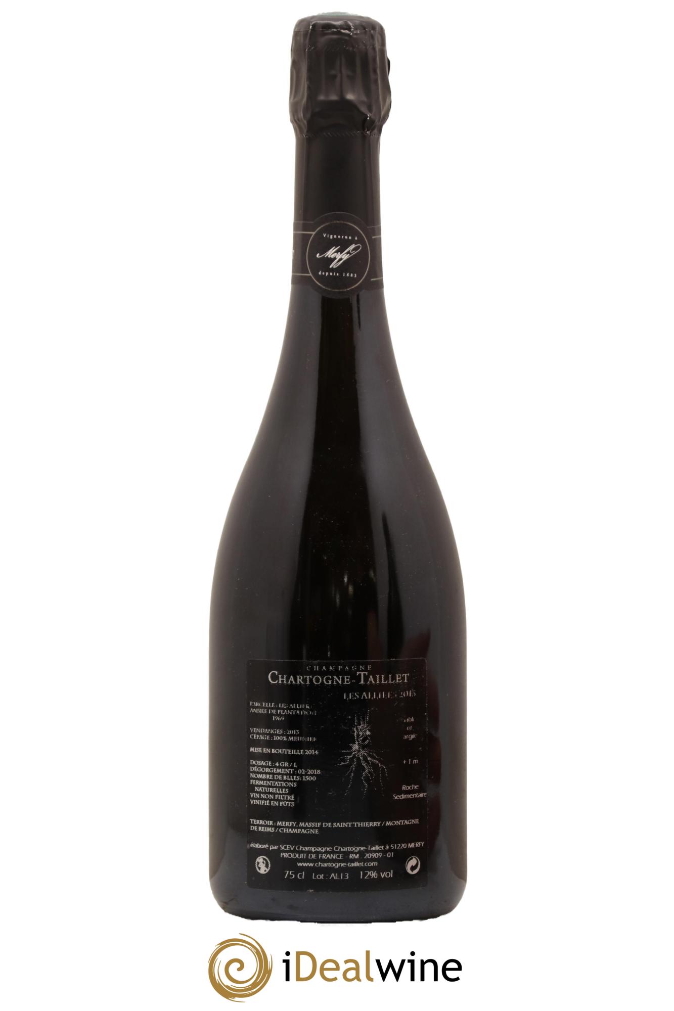 Les Alliés Chartogne-Taillet 2013 - Lot de 1 bouteille - 1