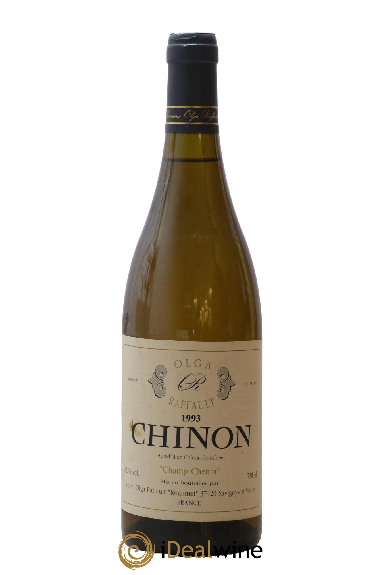 Chinon Champ-Chenin Olga Raffault 1993 - Posten von 1 Flasche - 0