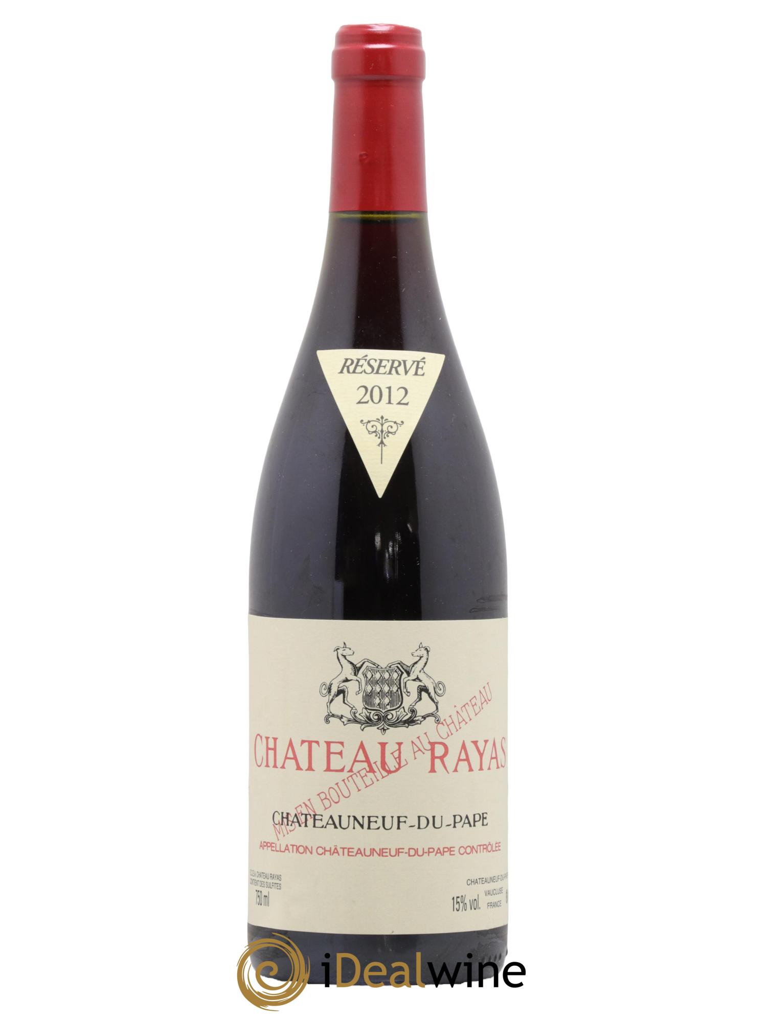 Châteauneuf-du-Pape Château Rayas Emmanuel Reynaud 2012 - Lot de 1 bouteille - 0