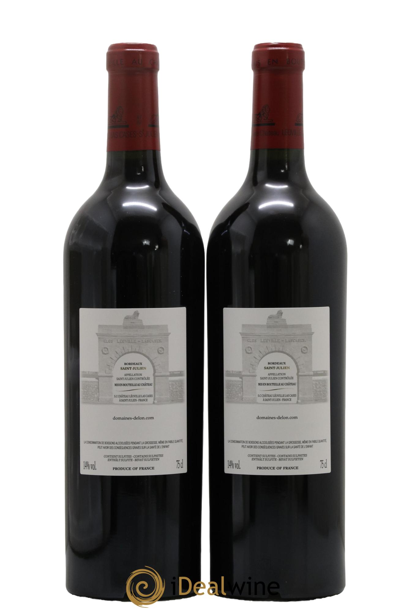 Château Léoville Las Cases 2ème Grand Cru Classé 2022 - Lot de 2 bouteilles - 1