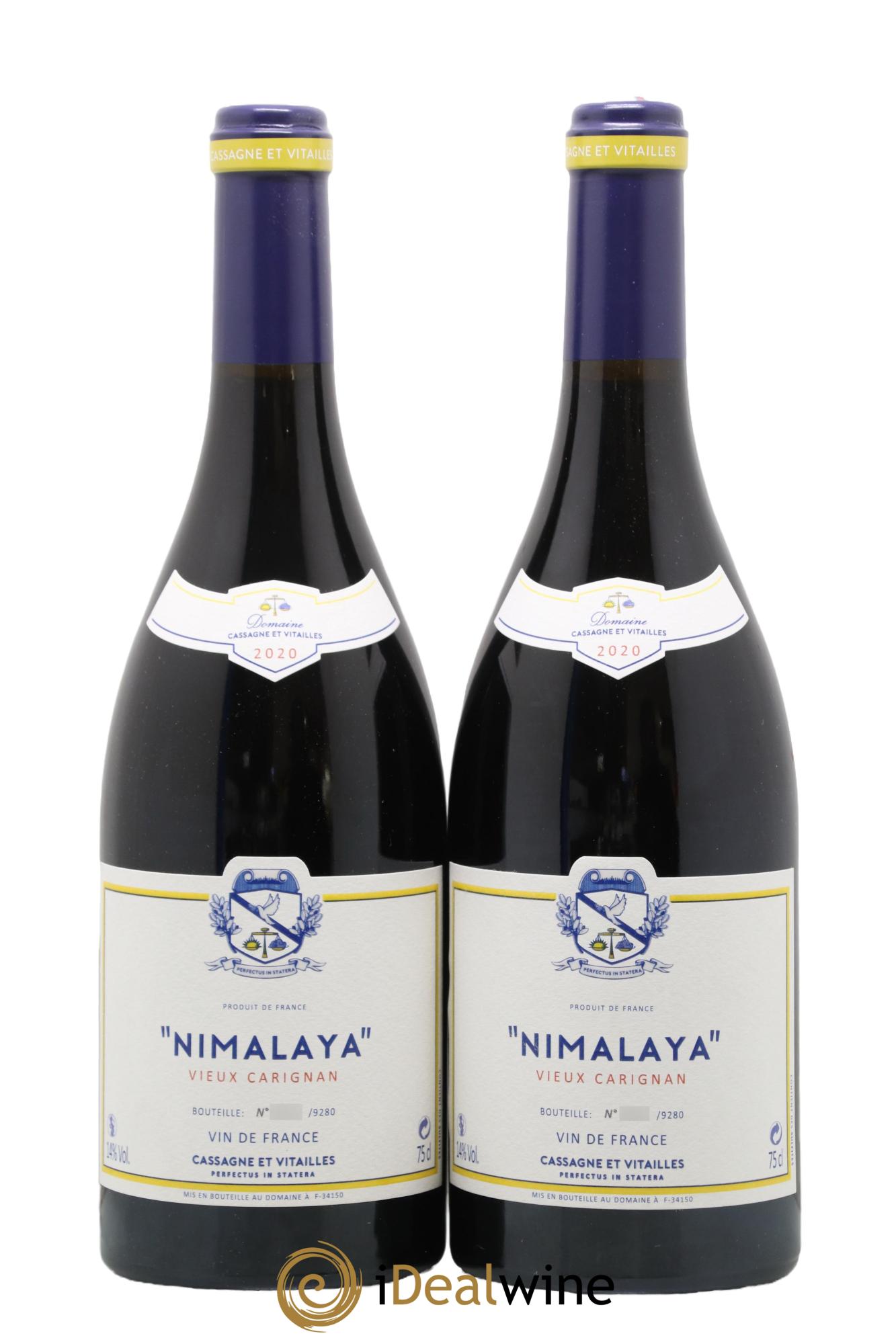 Languedoc Terrasses du Larzac Nimalaya Domaine Cassagne et Vitailles 2020 - Lot de 2 bouteilles - 0