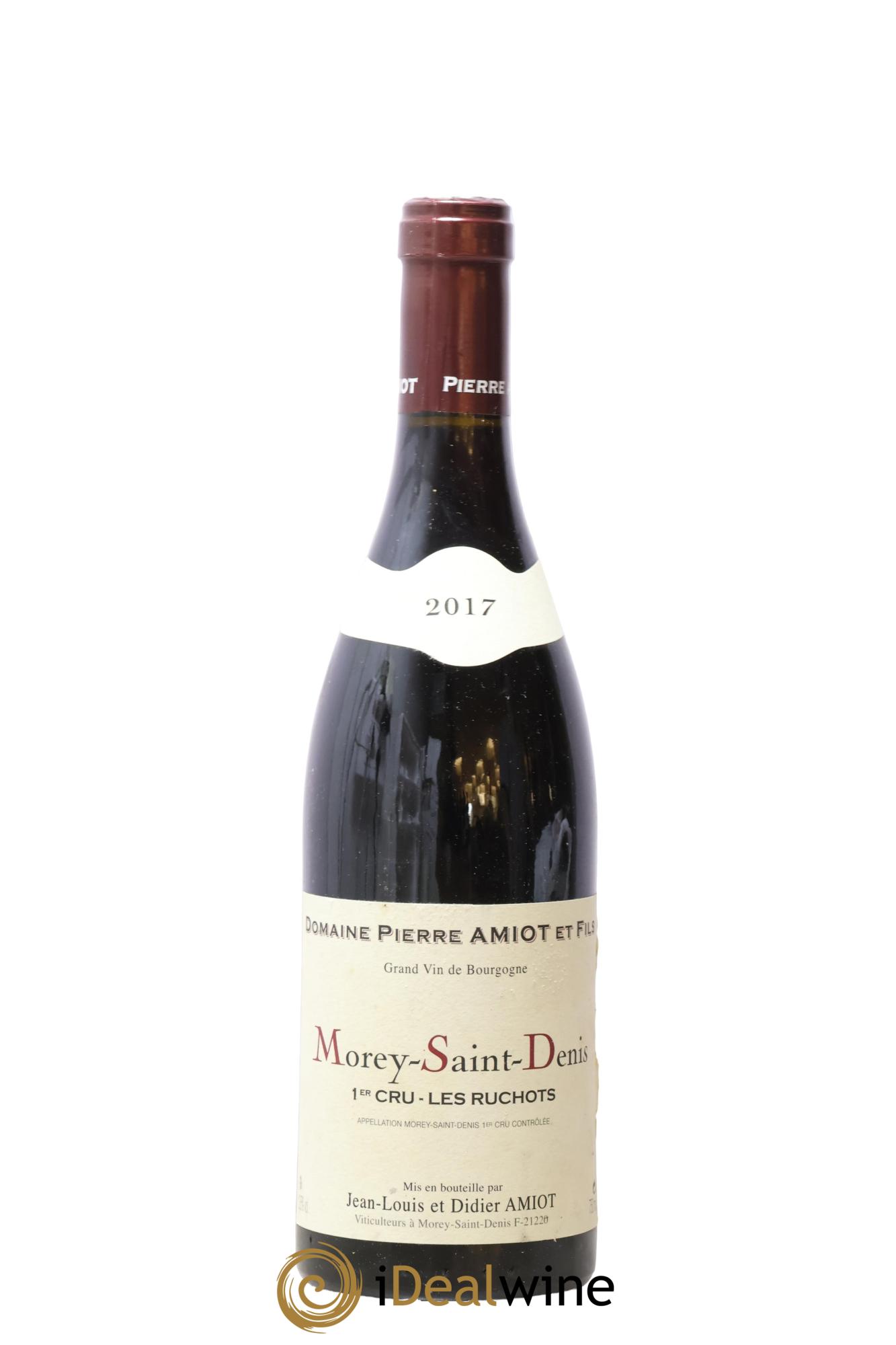 Morey-Saint-Denis 1er Cru Les Ruchots Pierre Amiot et Fils (Domaine) 2017 - Lot of 1 bottle - 0