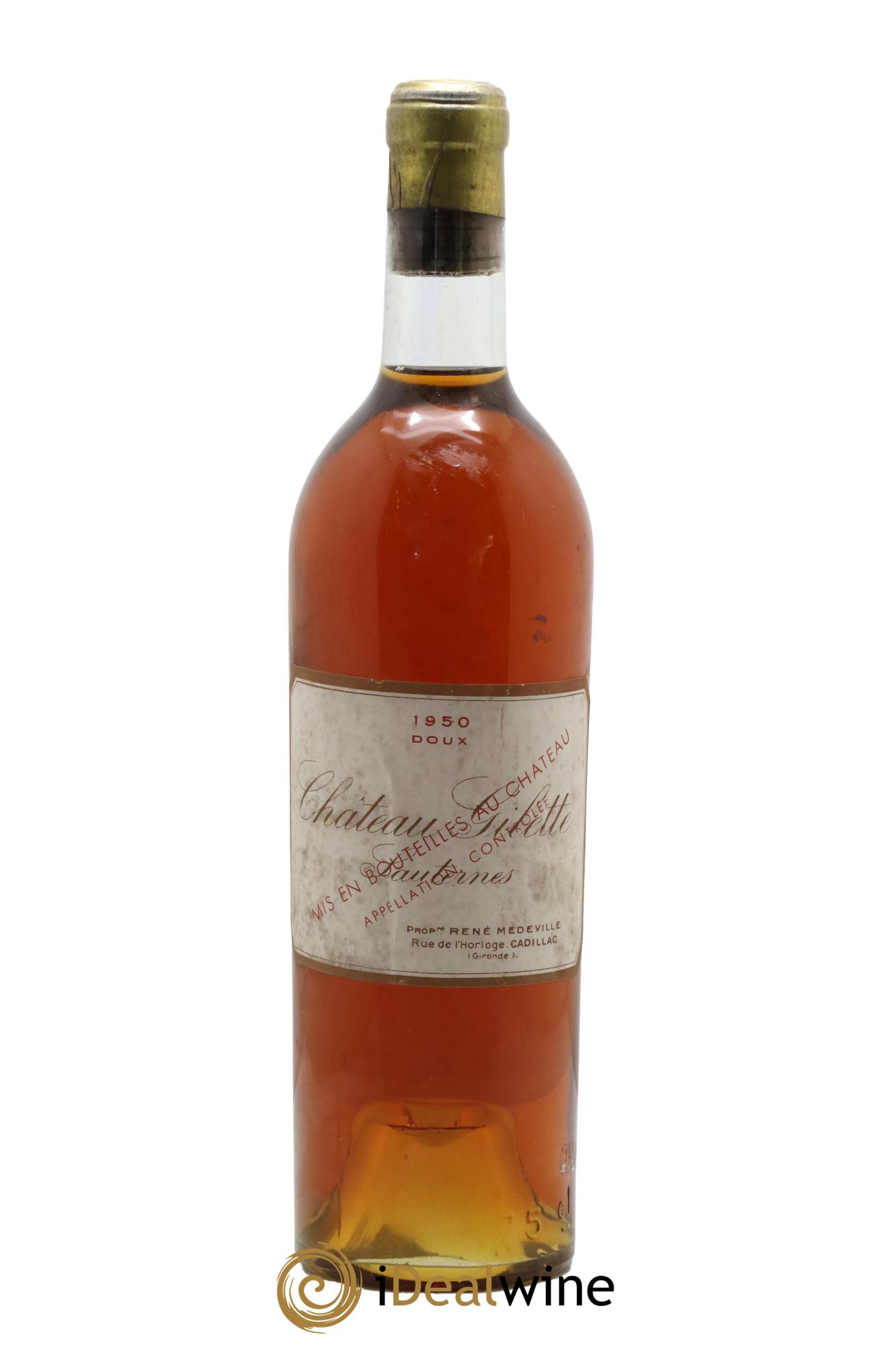 Château Gilette 1950 - Lot de 1 bouteille - 0