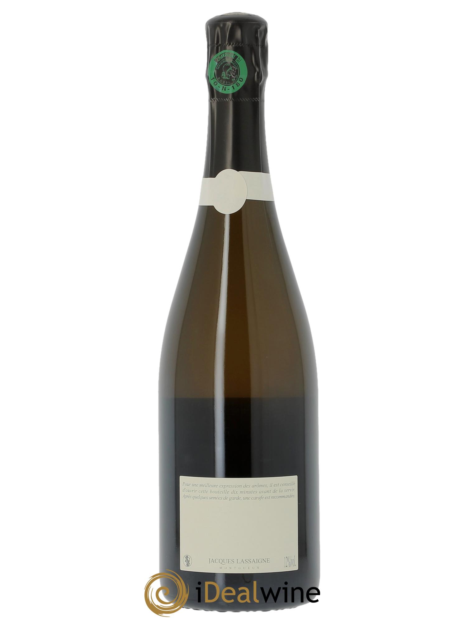 Blanc de Blancs millésimé Brut Nature Jacques Lassaigne  2017 - Lot of 1 bottle - 1