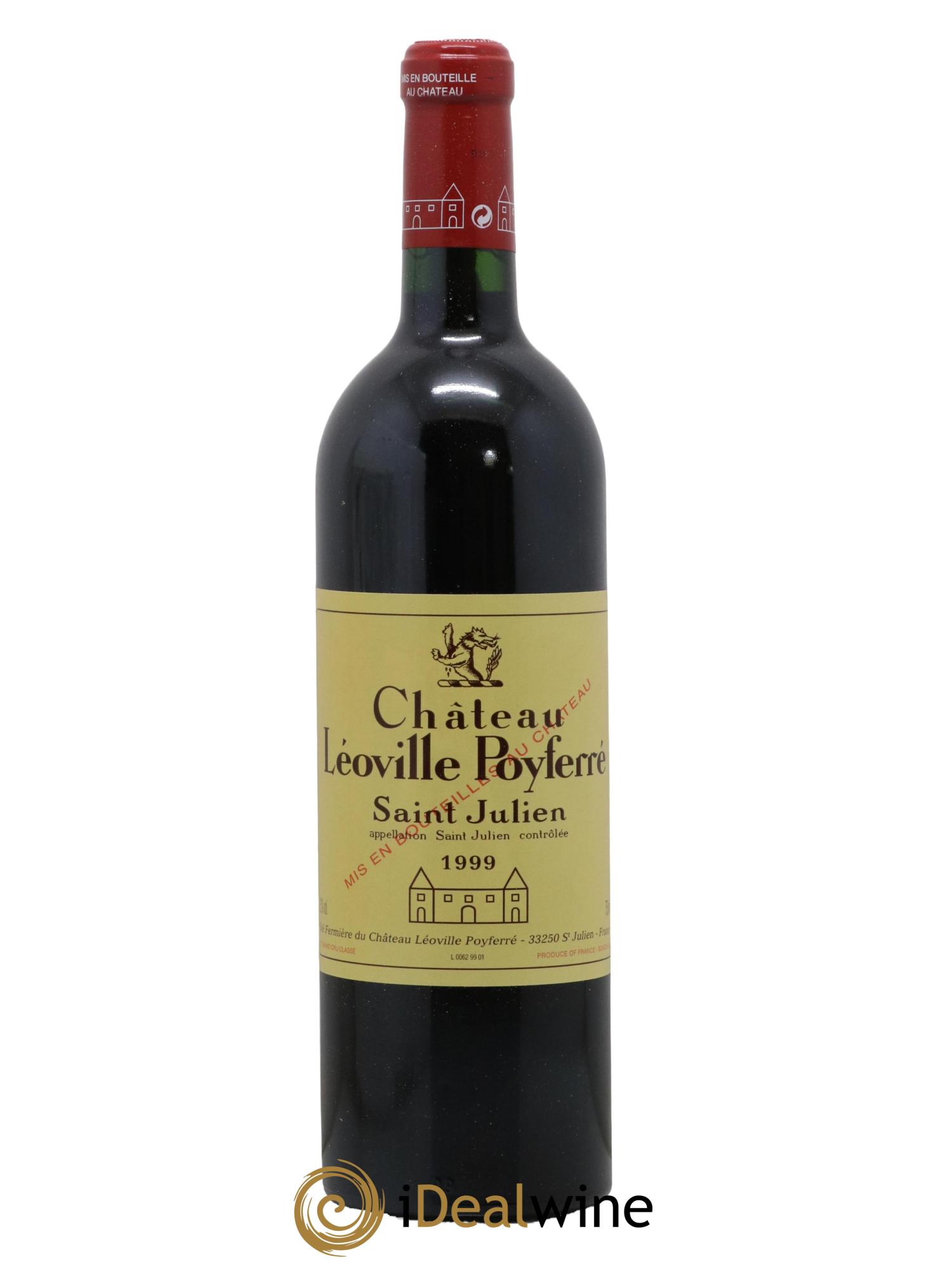 Château Léoville Poyferré 2ème Grand Cru Classé 1999 - Lot de 1 bouteille - 0