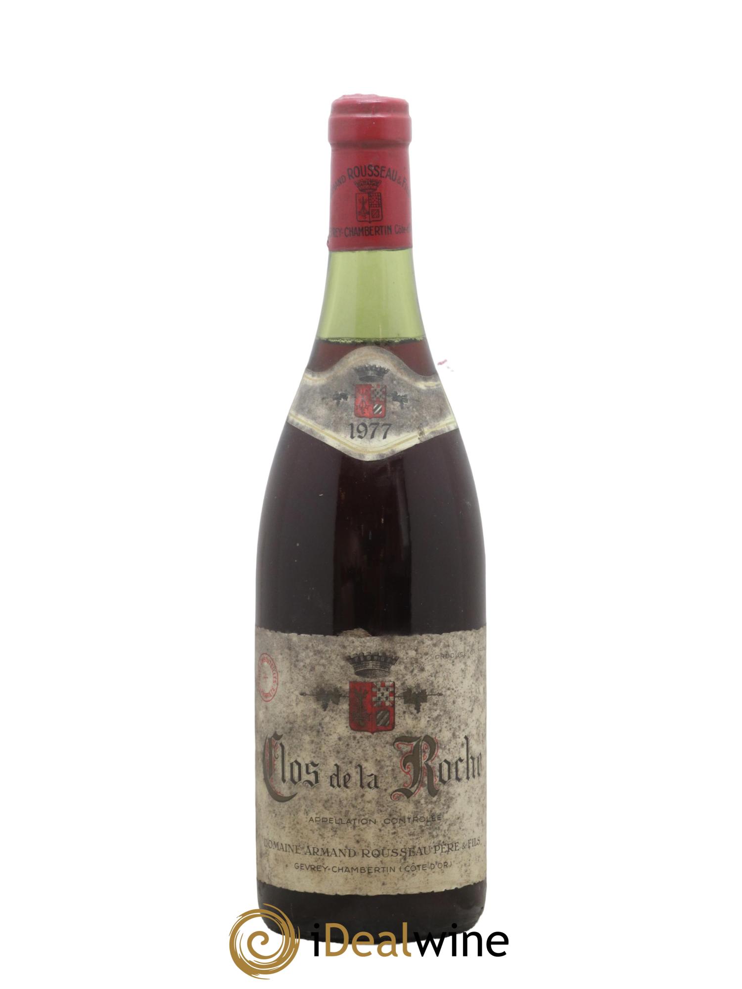 Clos de la Roche Grand Cru Armand Rousseau (Domaine) 1977 - Posten von 1 Flasche - 0