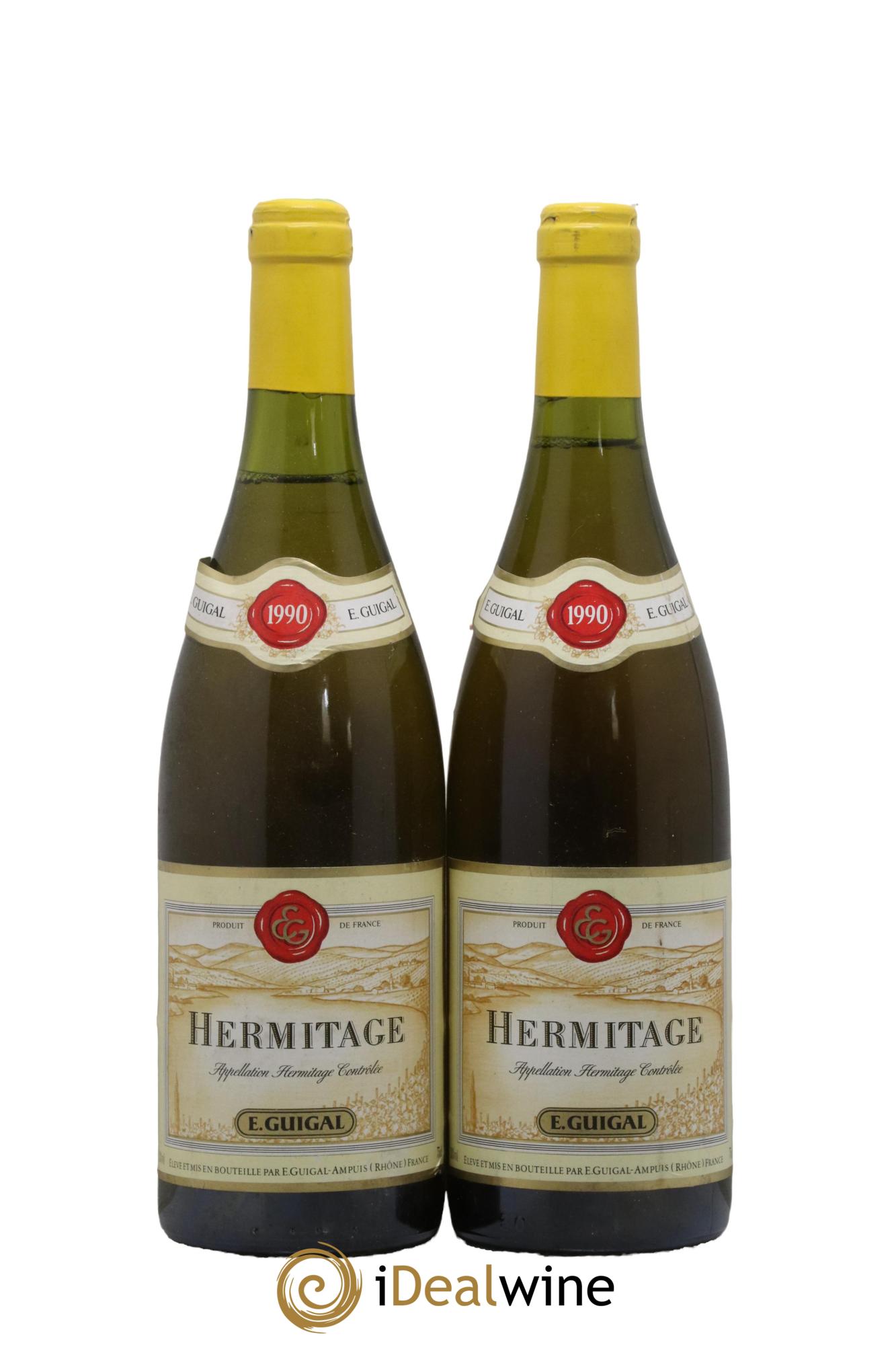 Hermitage Guigal 1990 - Lot of 2 bottles - 0