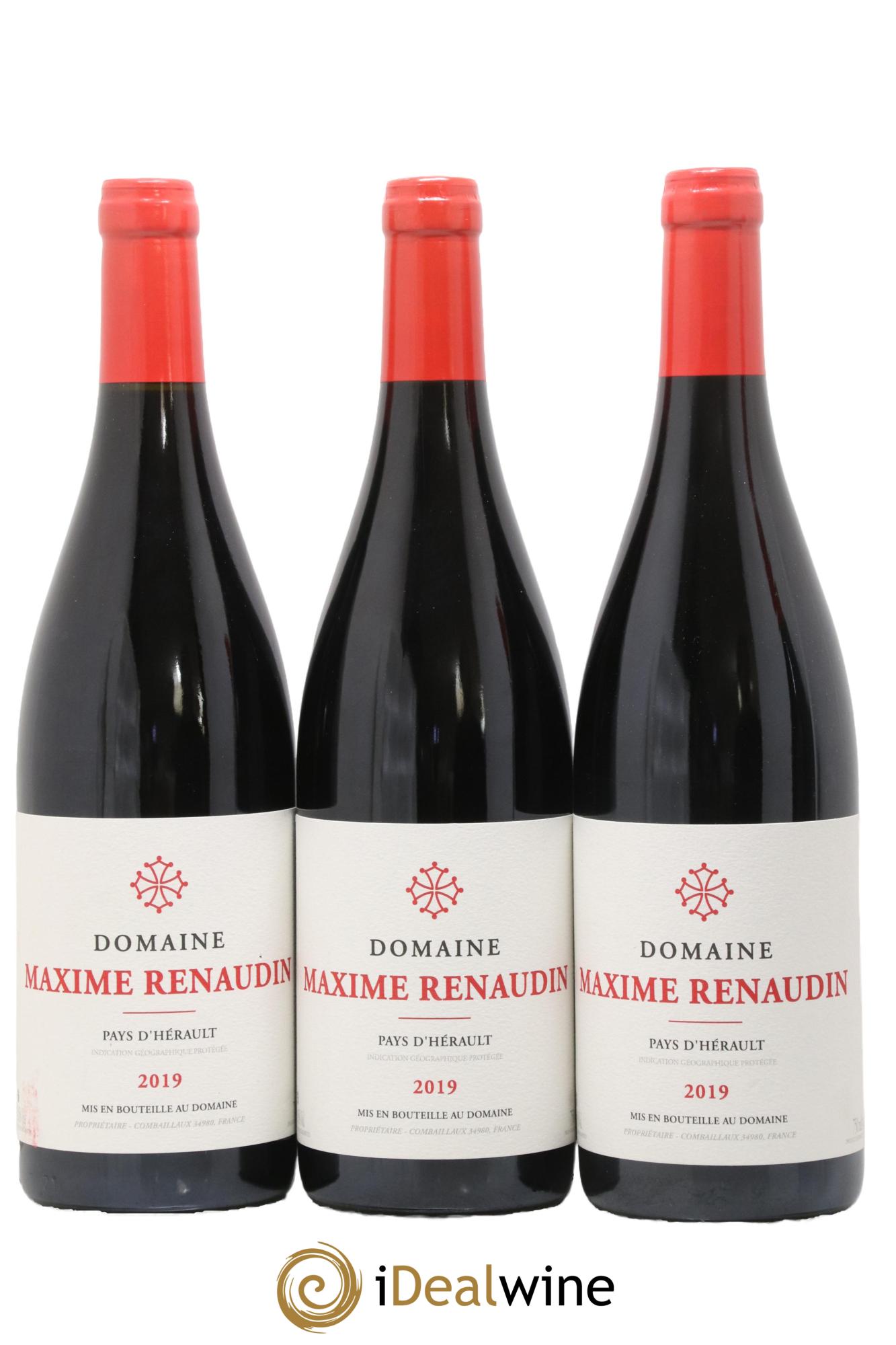 IGP Pays d'Hérault Maxime Renaudin 2019 - Lotto di 3 bottiglie - 0
