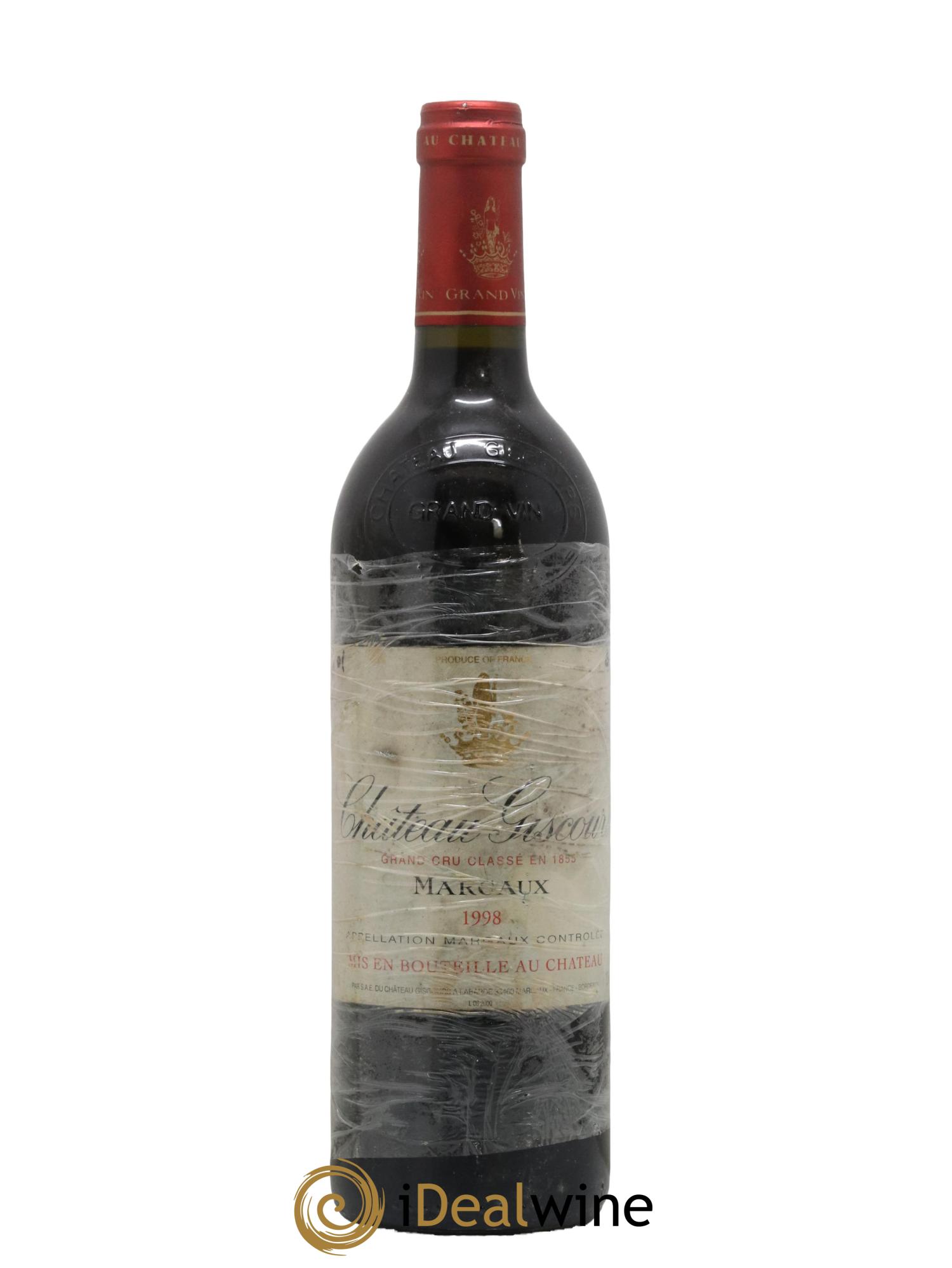 Château Giscours 3ème Grand Cru Classé 1998 - Lot de 1 bouteille - 0