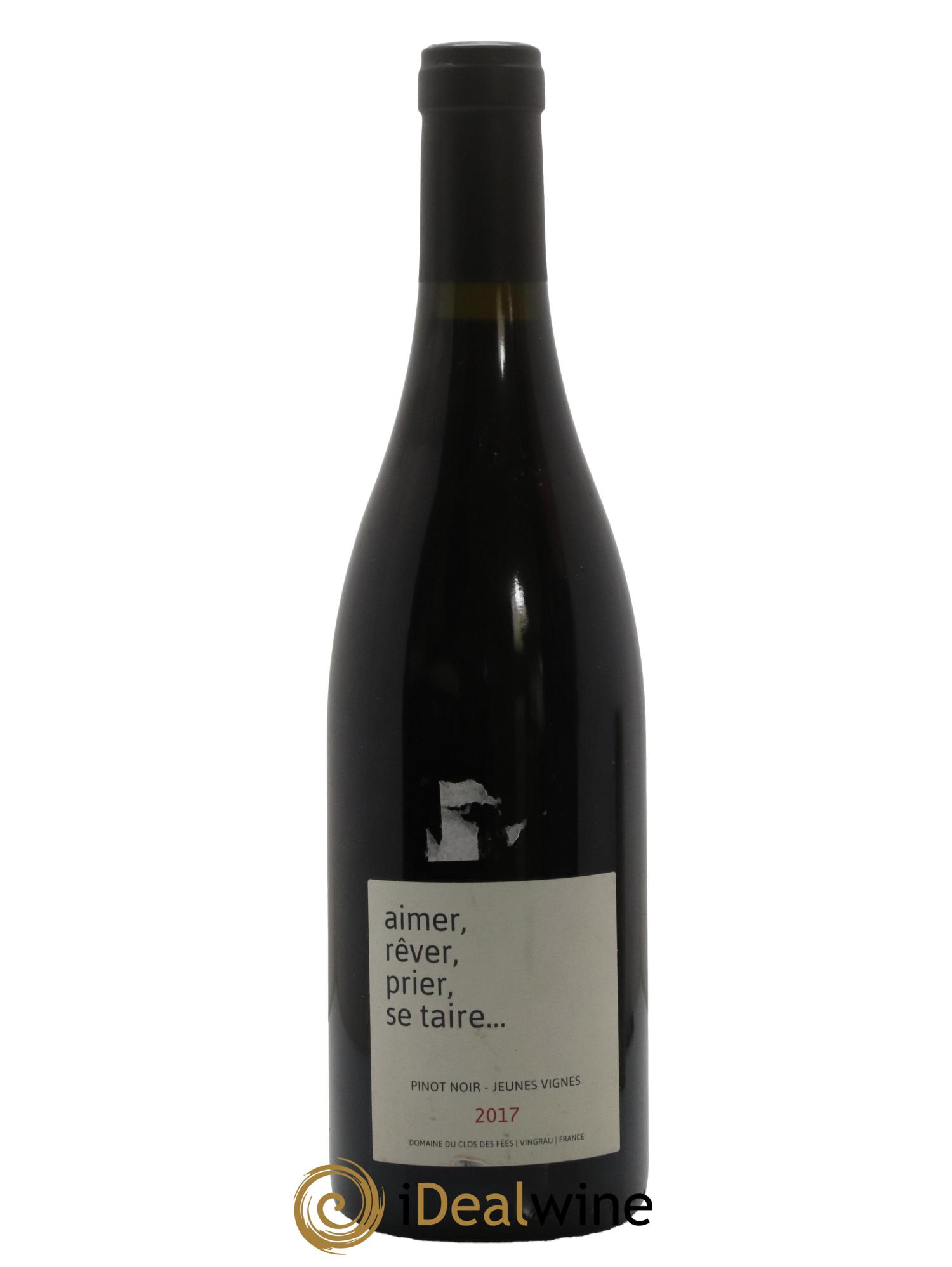 Côtes Catalanes Clos des Fées Aimer Rêver Prier Se taire Hervé Bizeul 2017 - Lot de 1 bouteille - 0