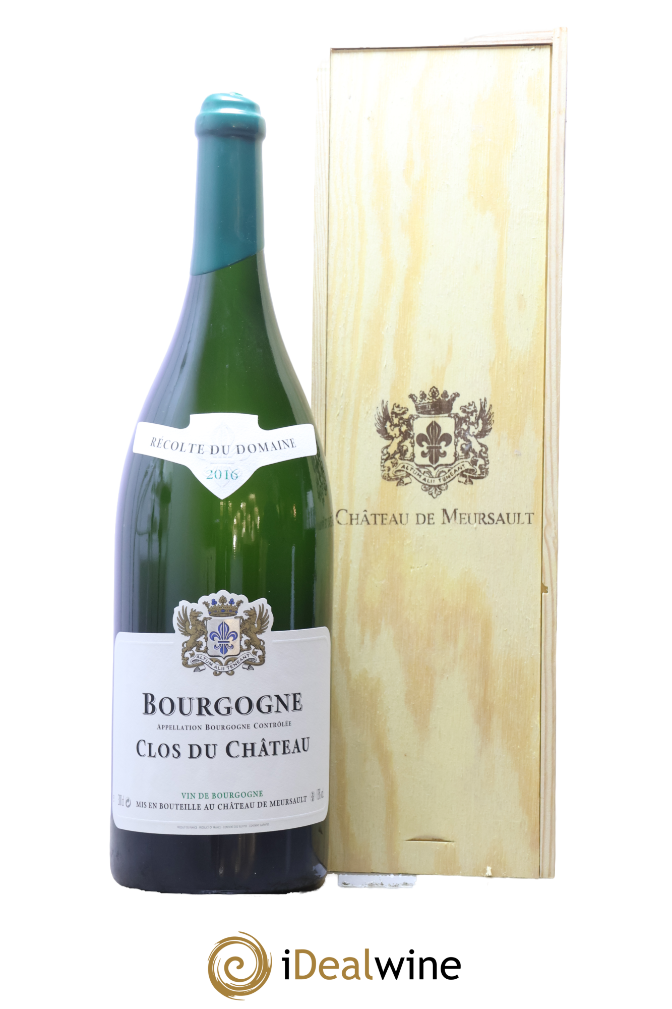 Bourgogne Clos du Château Château de Meursault 2016 - Lote de 1 Jeroboam/Doble magnum - 0